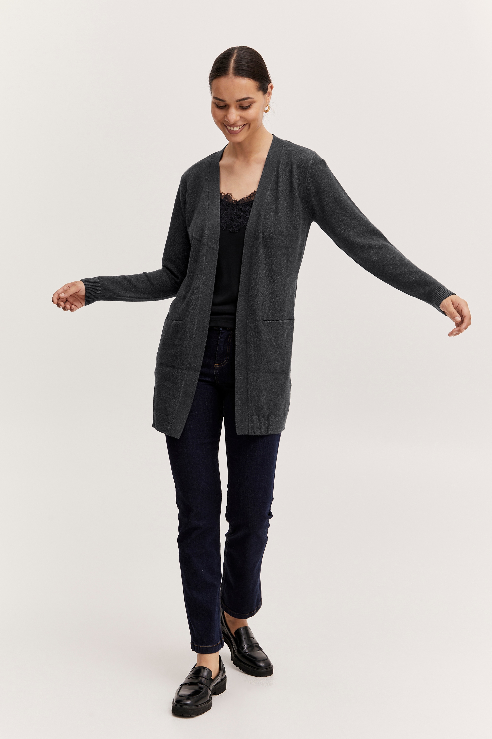 b.young Strickjacke »Langarm BYNONINA«