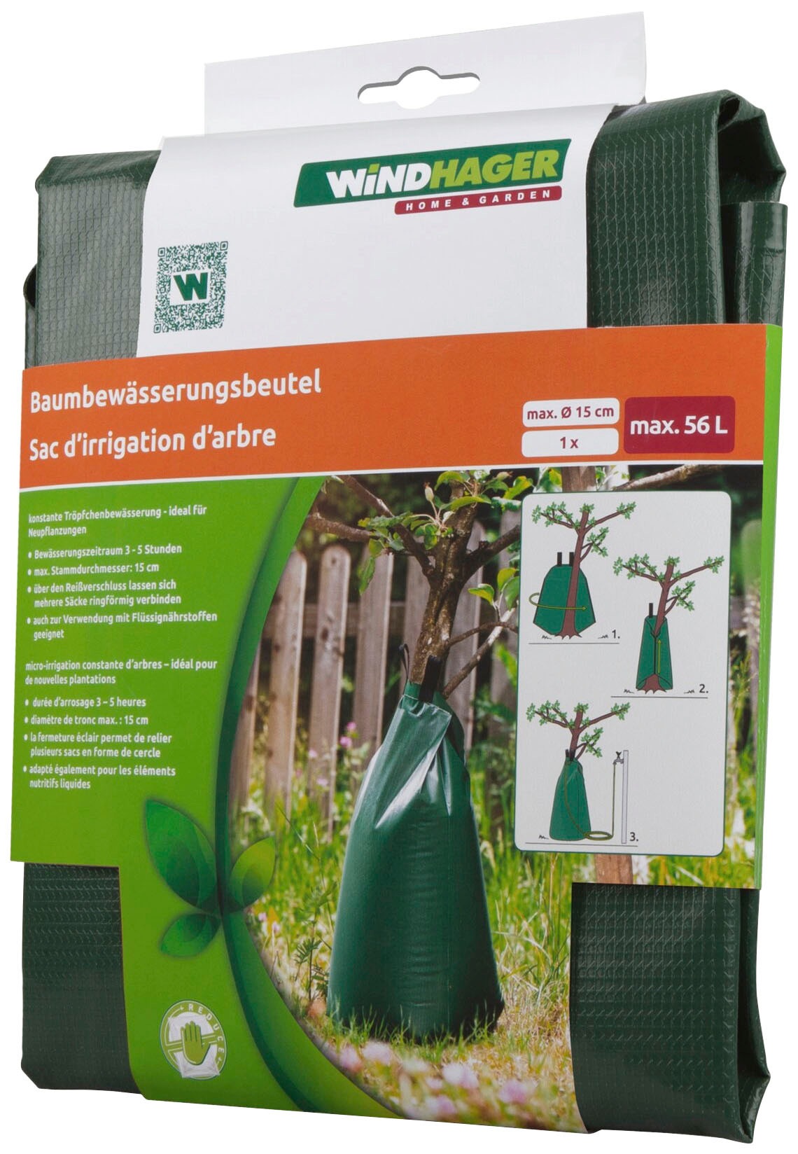 Windhager Bewässerungssystem »Baumbewässerungsbeutel«, zur konstanten Tröpfchenbewässerung von Bäumen