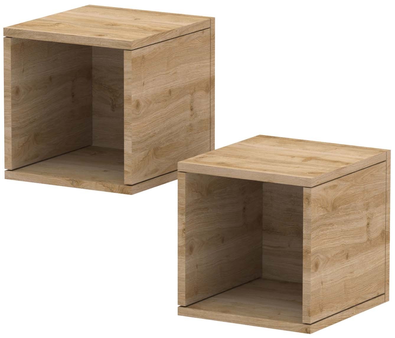 INOSIGN Wandregal »Wandregal Infinity«, (Set, 2 St., 2 kleine Würfelregale) günstig online kaufen
