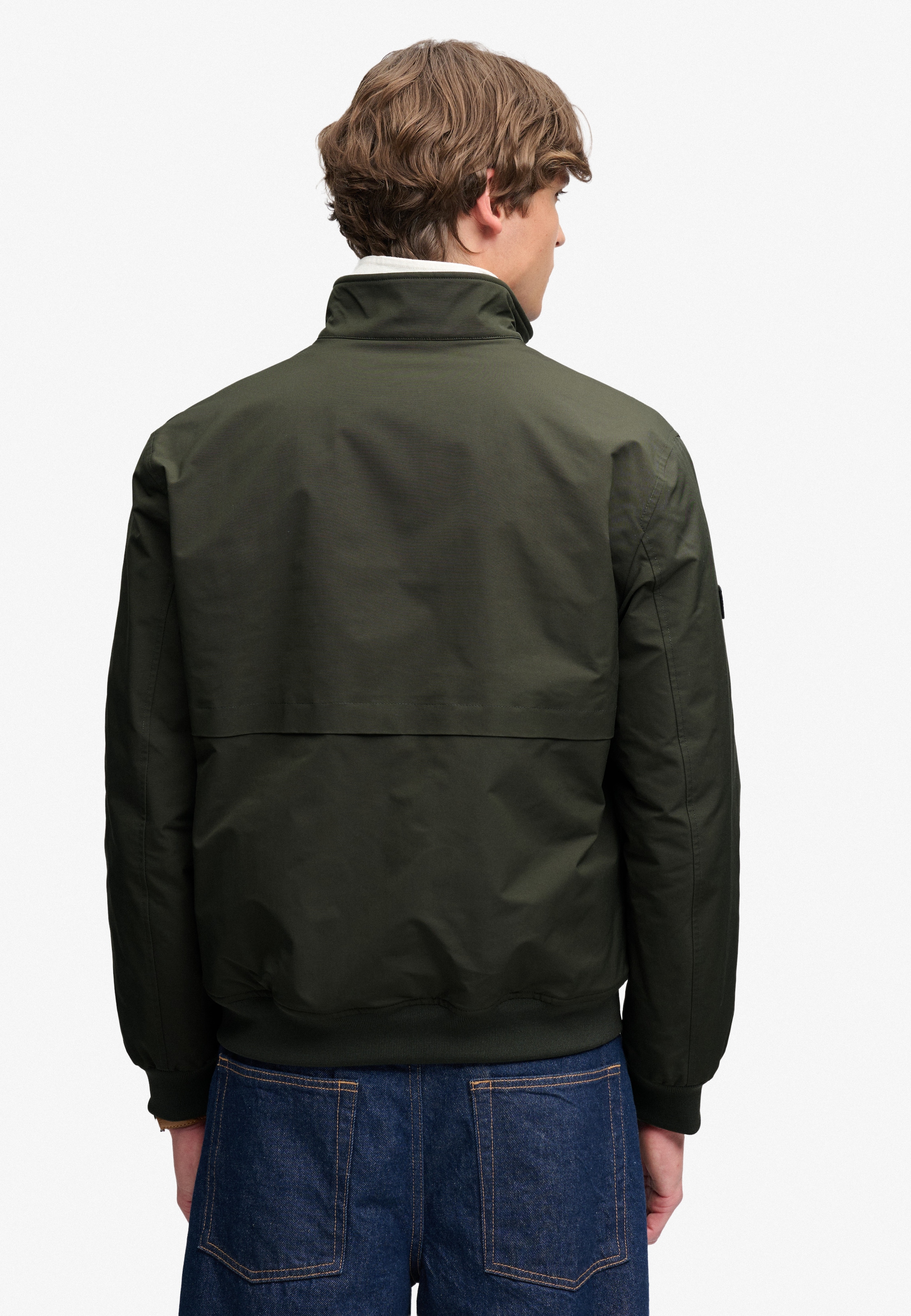 Superdry Blouson »CAMPUS PADDED HARRINGTON JKT« Kunstfaser, relaxed fit