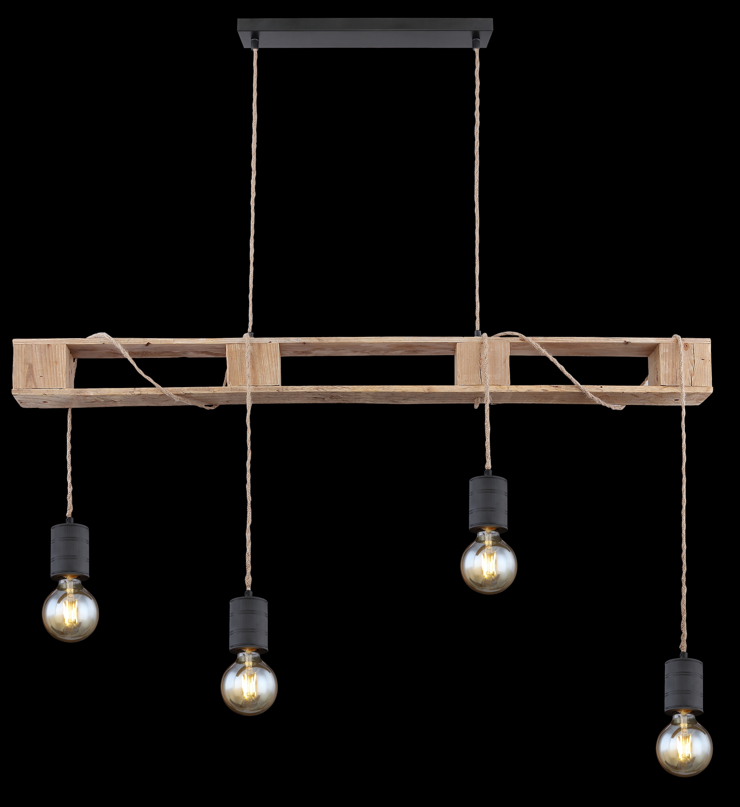 GLOBO LIGHTING Hängeleuchte »JOELLE«, Leuchtmittel E27 | ohne Leuchtmittel, Hängelampe/Pendelleuchte/Esszimmer/Wohnzimmer/Esstisch