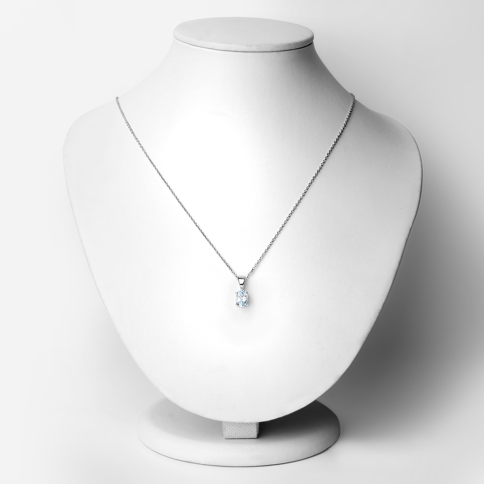 Vira Jewels Paar Ohrstecker »Silber 925 rhodiniert mit echtem Blautopas (beh.)«