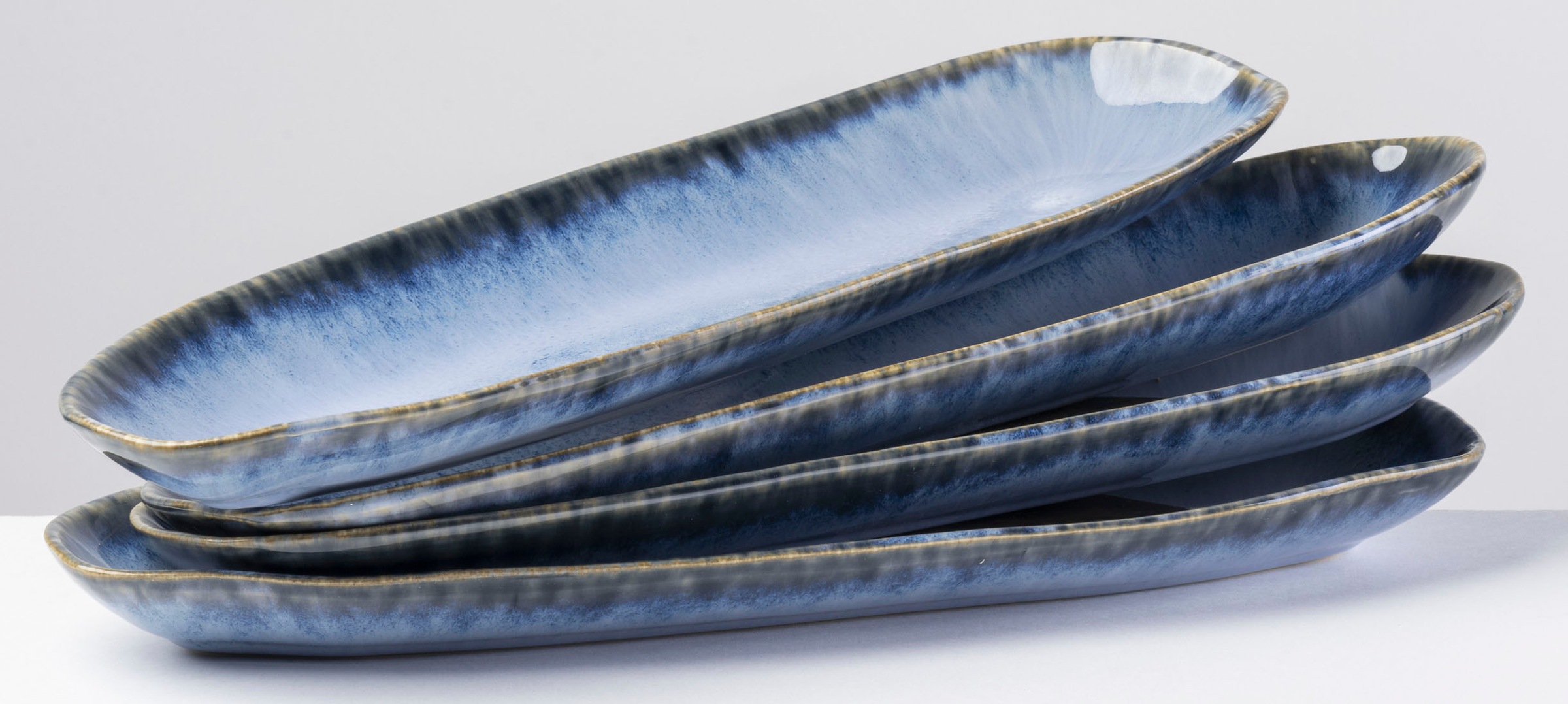 gipfelstück Servierplatte »Wilde Schlucht« Scandi-Style, glänzende Reaktivg günstig online kaufen