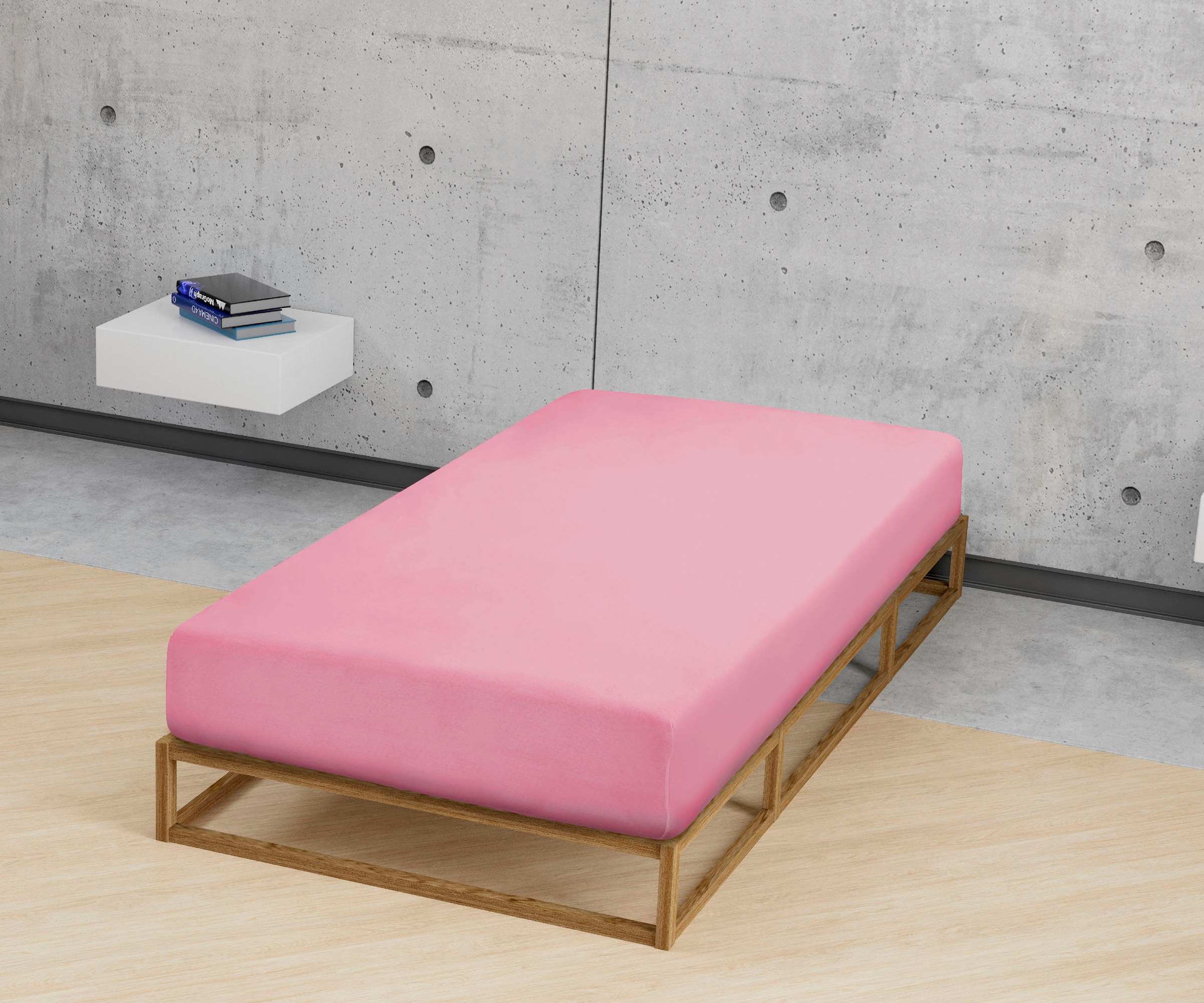 Biberna Spannbettlaken »Leila«, Bettlaken aus 100% Baumwolle, für Matratzenhöhen bis 22 cm