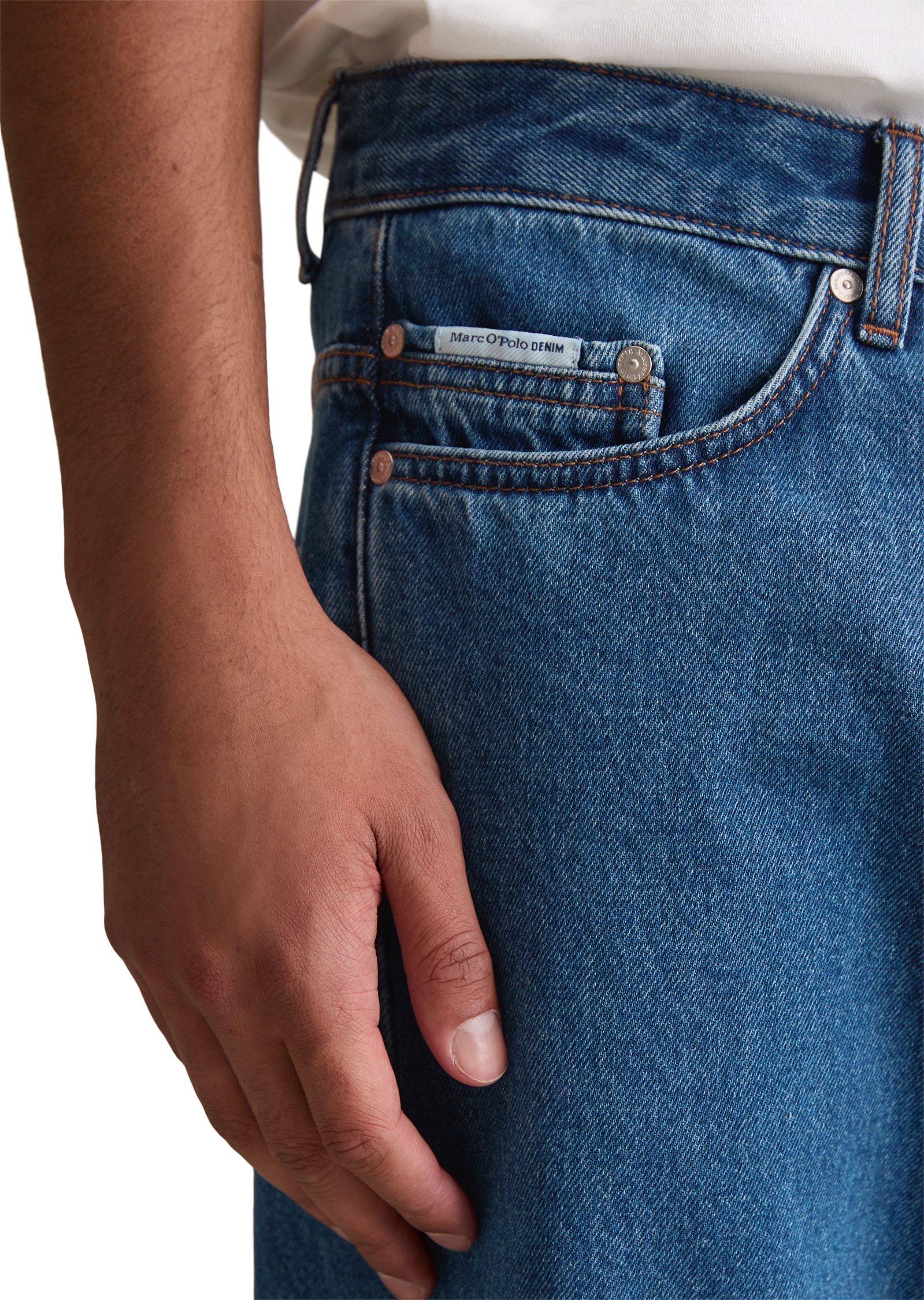 Marc O'Polo DENIM Straight-Jeans gerade Form, cleane Optik