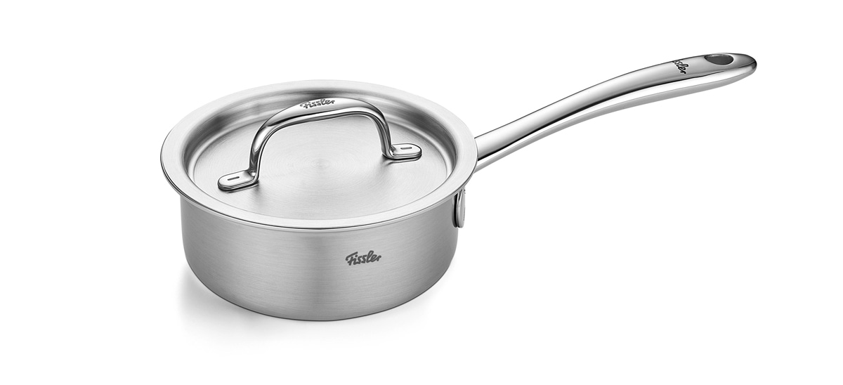 Fissler Kasserolle »M5 Pro-Ply Stielkasserolle  mit Metalldeckel« 1 tlg. Edelstahl 18/10