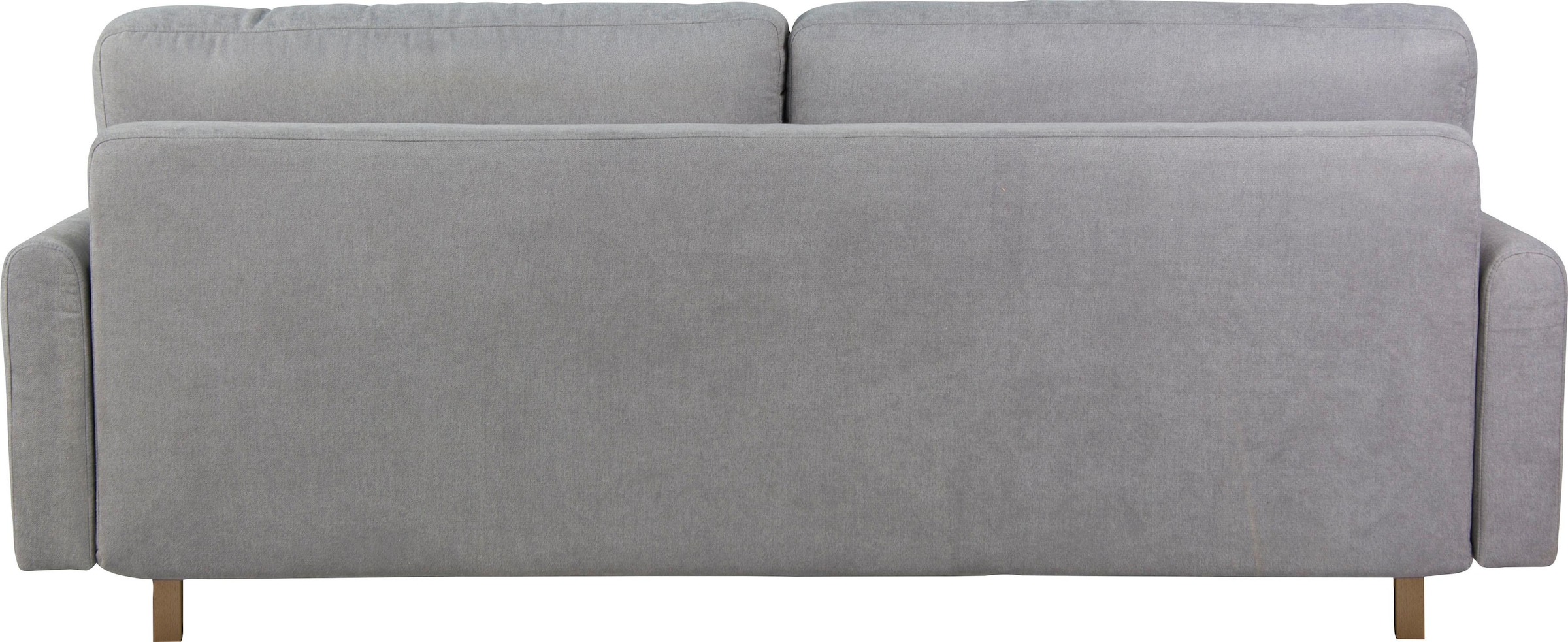 Home affaire 3-Sitzer »TRIPLO optionale Schlafsofa mit Bettkasten, Maße B/T/H: 215/100/89 cm«, Wahlweise Bettfunktion - Liegefläche 145x191 cm, Rücken-, Zierkissen