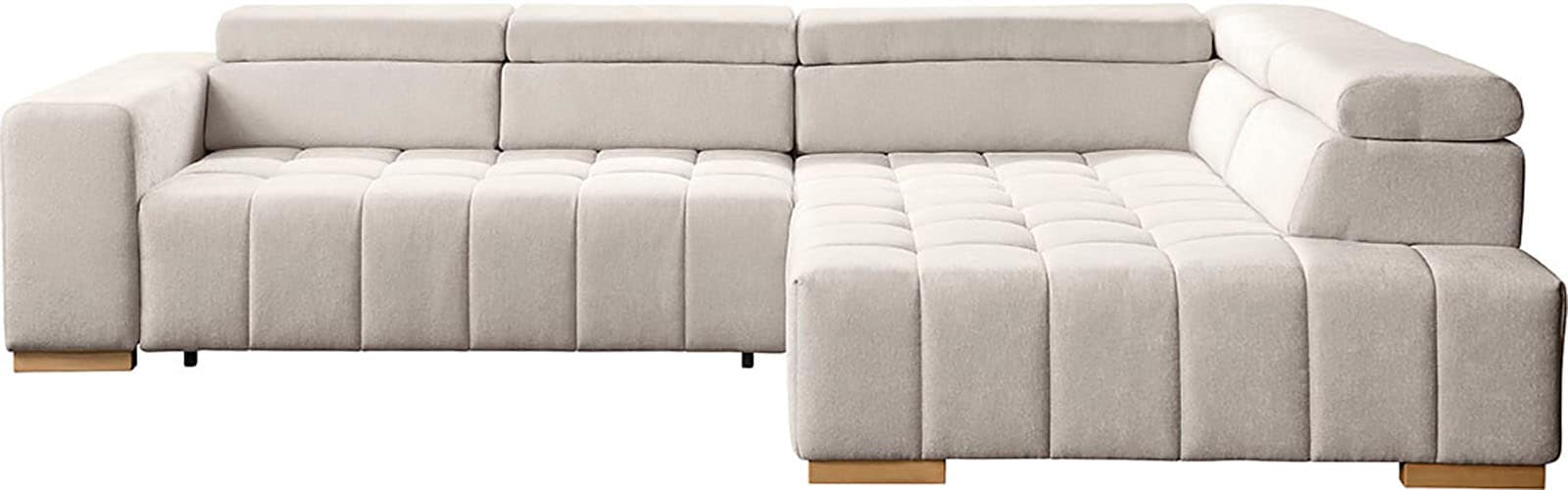 exxpo - sofa fashion Ecksofa »Elianos, hoher Sitzkomfort, aufwendige Kreuzs günstig online kaufen