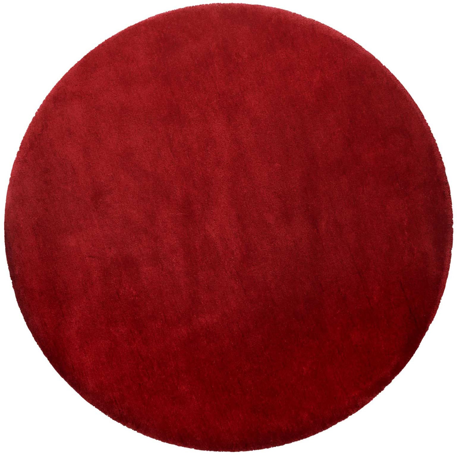 Homie Living Teppich »Pisa«, rund, 25 mm Höhe, Hochflor, Microfaser, uni, w günstig online kaufen