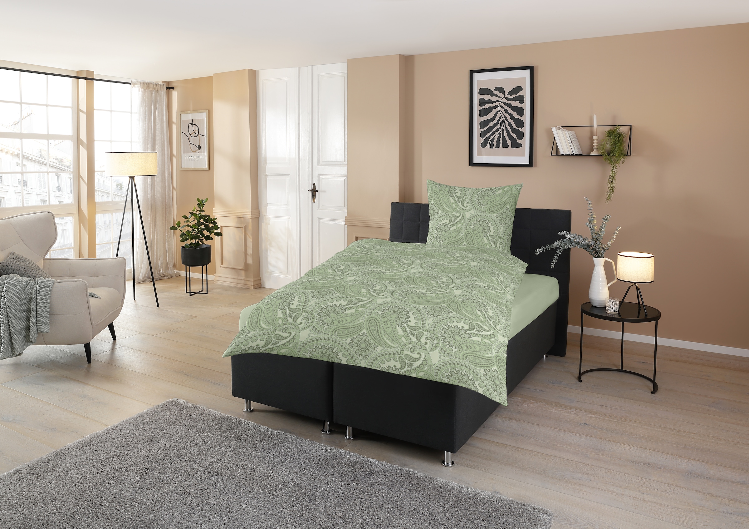 CASATEX Bettwäsche »Luana«, Paisley Design, modern und schöne Farben günstig online kaufen