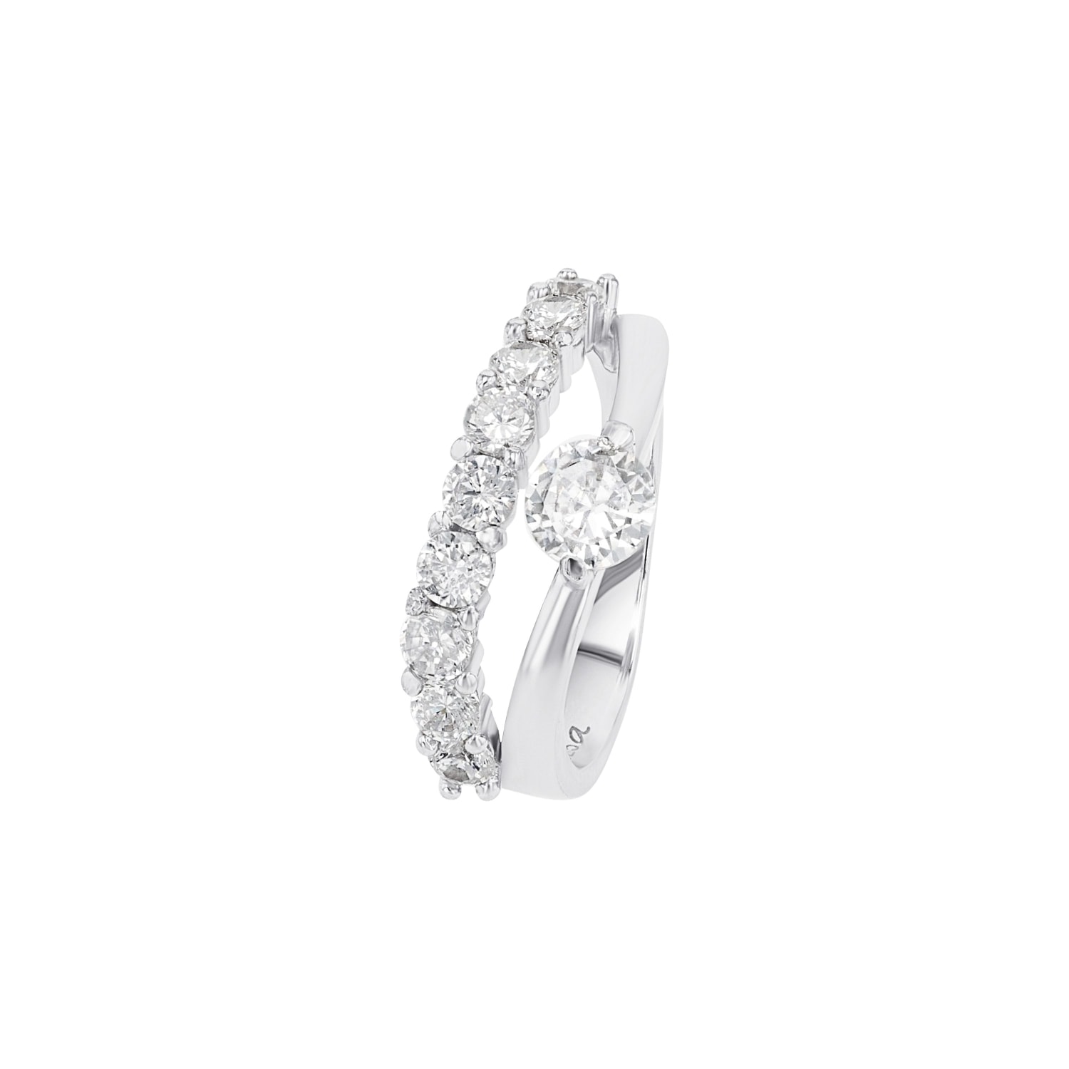 Amor Fingerring mit Zirkonia (synth.)