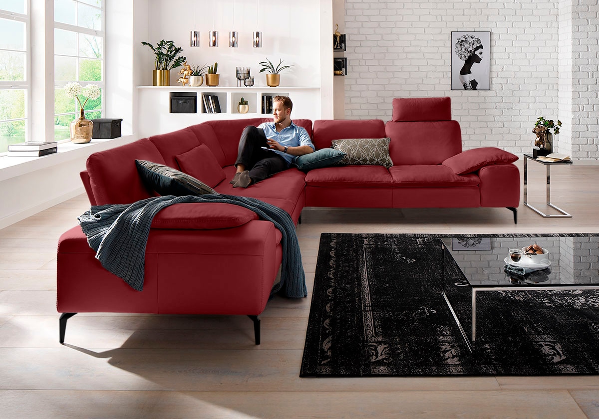 W.SCHILLIG Ecksofa »valentinoo, Designsofa, elegant und bequem, L-Form«, (S günstig online kaufen