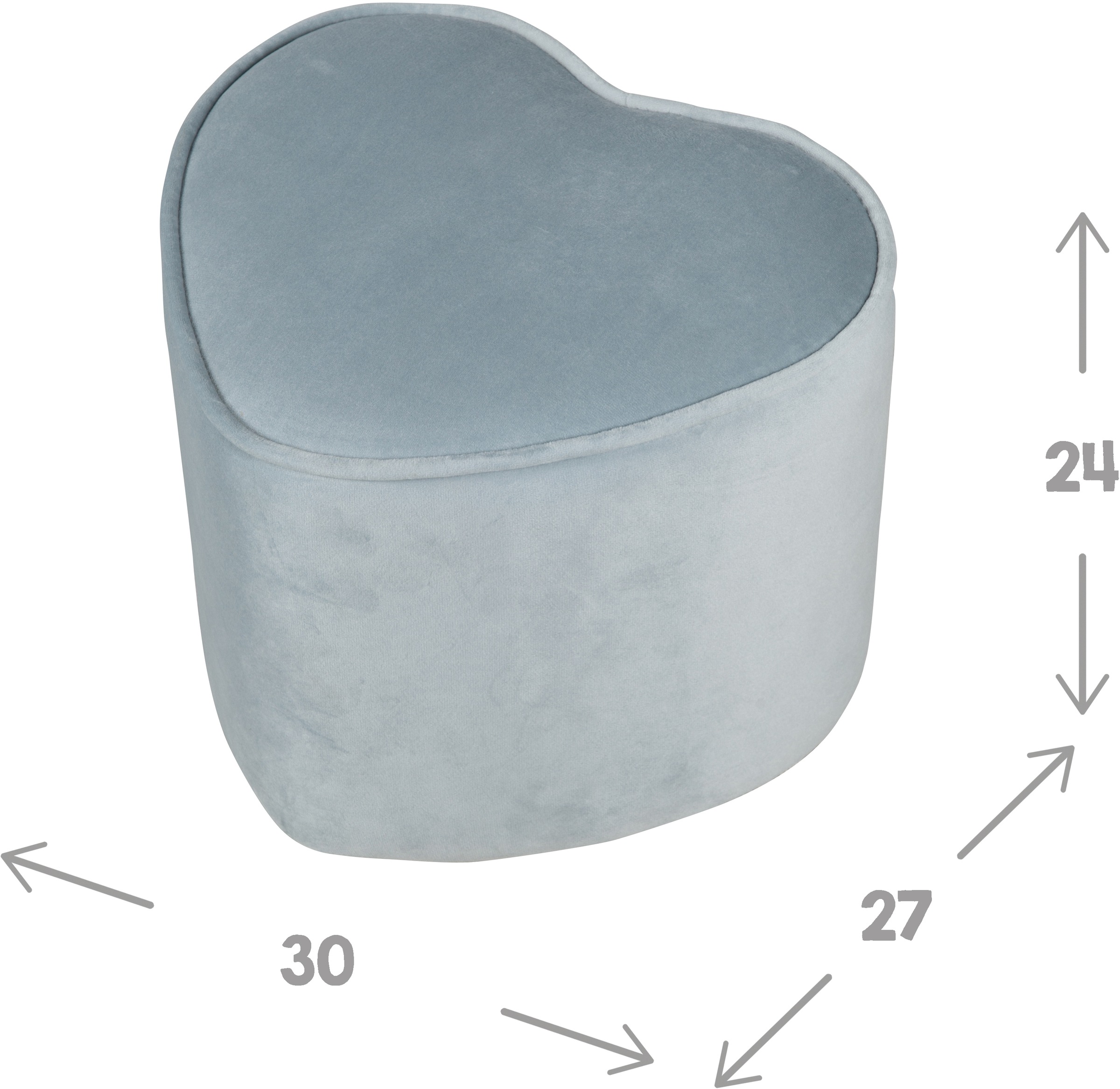 roba® Kinderhocker »Lil Sofa« in Herzform günstig online kaufen