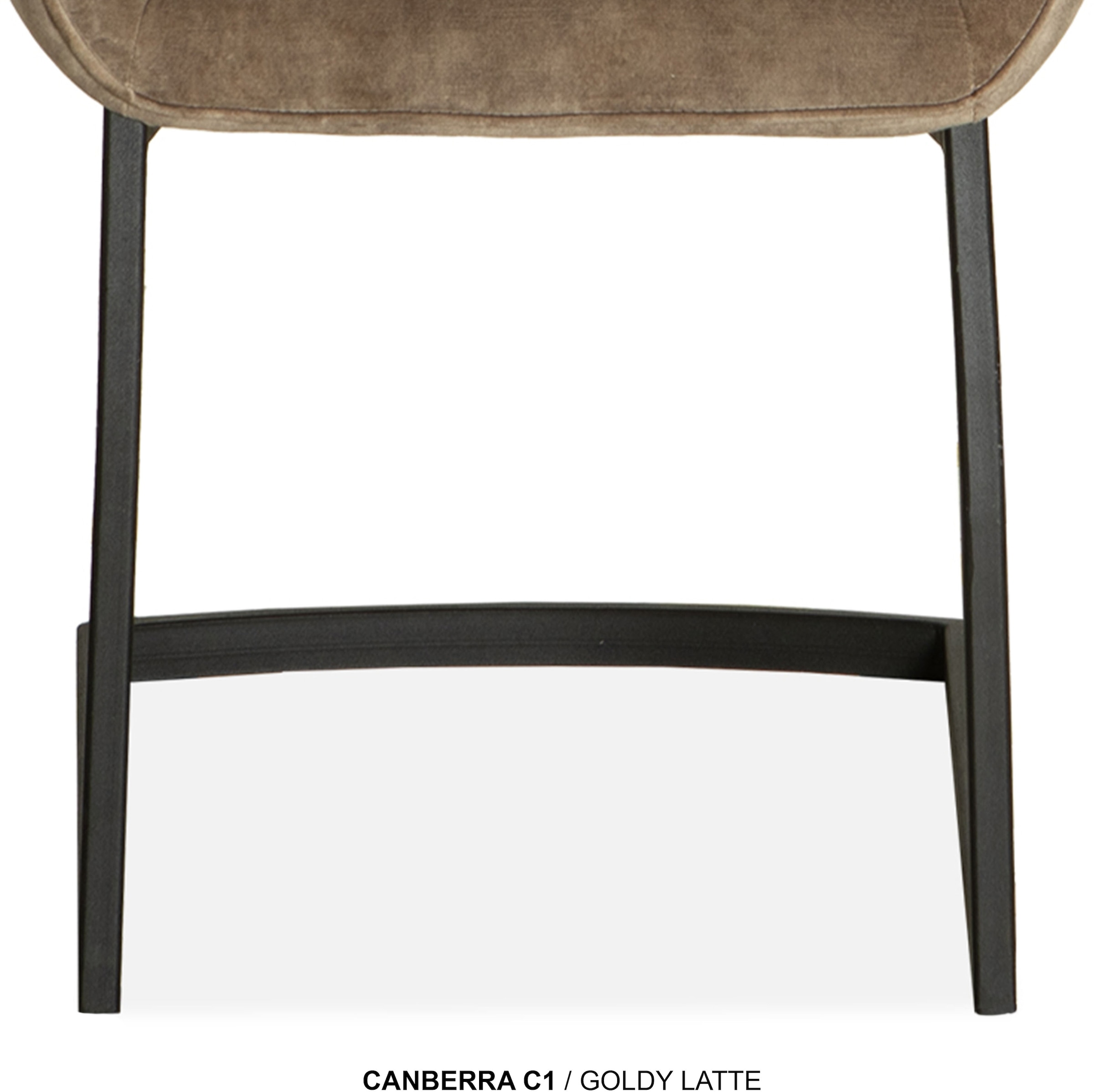 OMG Design Esszimmerstuhl »Canberra« (Set) 1 Stk.Esszimmerstuhl, pflegeleichter Samtvelour Bezug