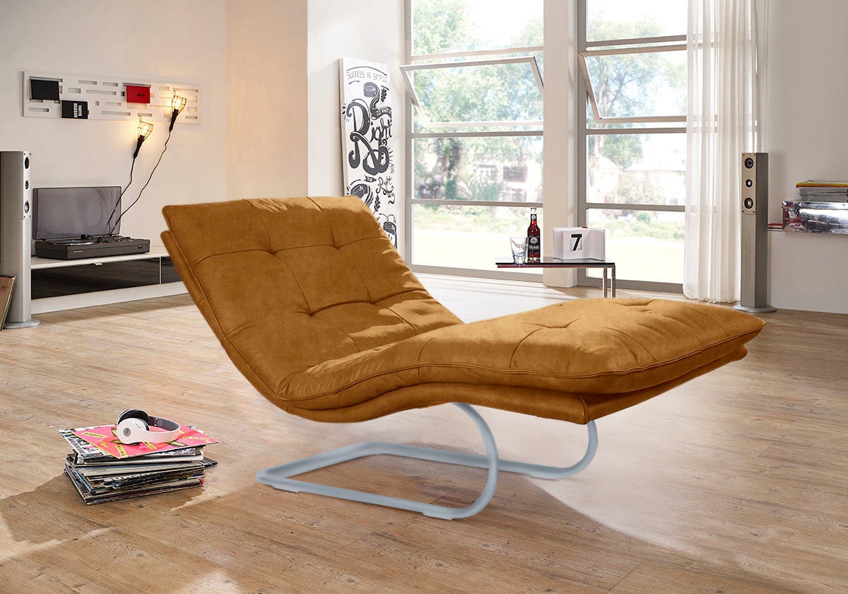 W.SCHILLIG Relaxliege »daily dreams«, in Waffelkissen-Optik, wahlweise mit günstig online kaufen