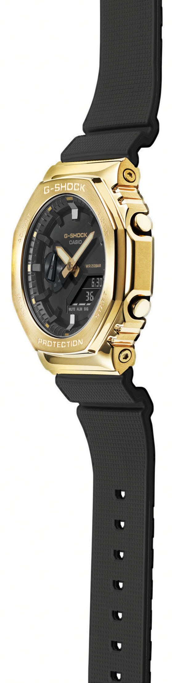 CASIO G-SHOCK Chronograph, Quarzuhr,Armbanduhr,Herrenuhr,digital, bis 20 bar wasserd.Resinarmband