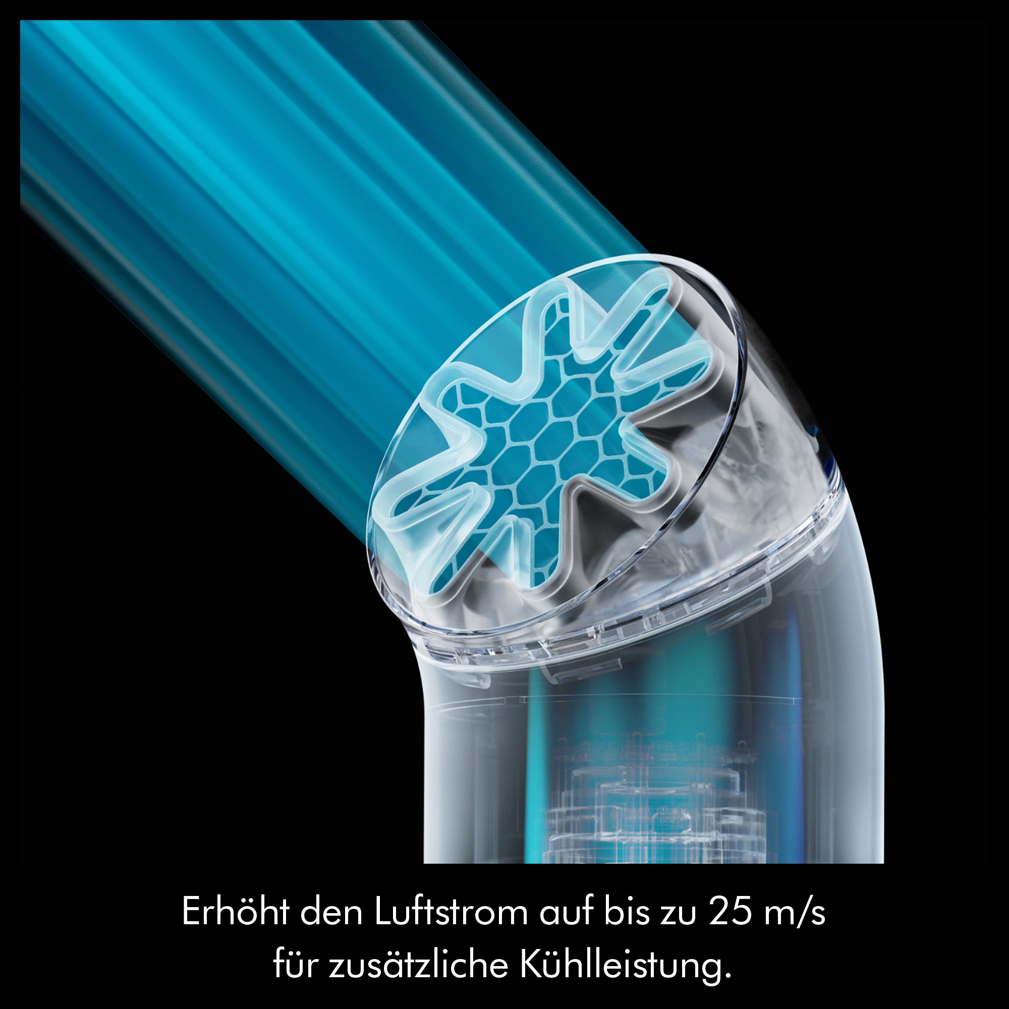 DYSON Handventilator »HushJet Mini Cool« 360° drehbare bladeless Düse, leise, mobil, 5 Luftstufen, Boost-Modus