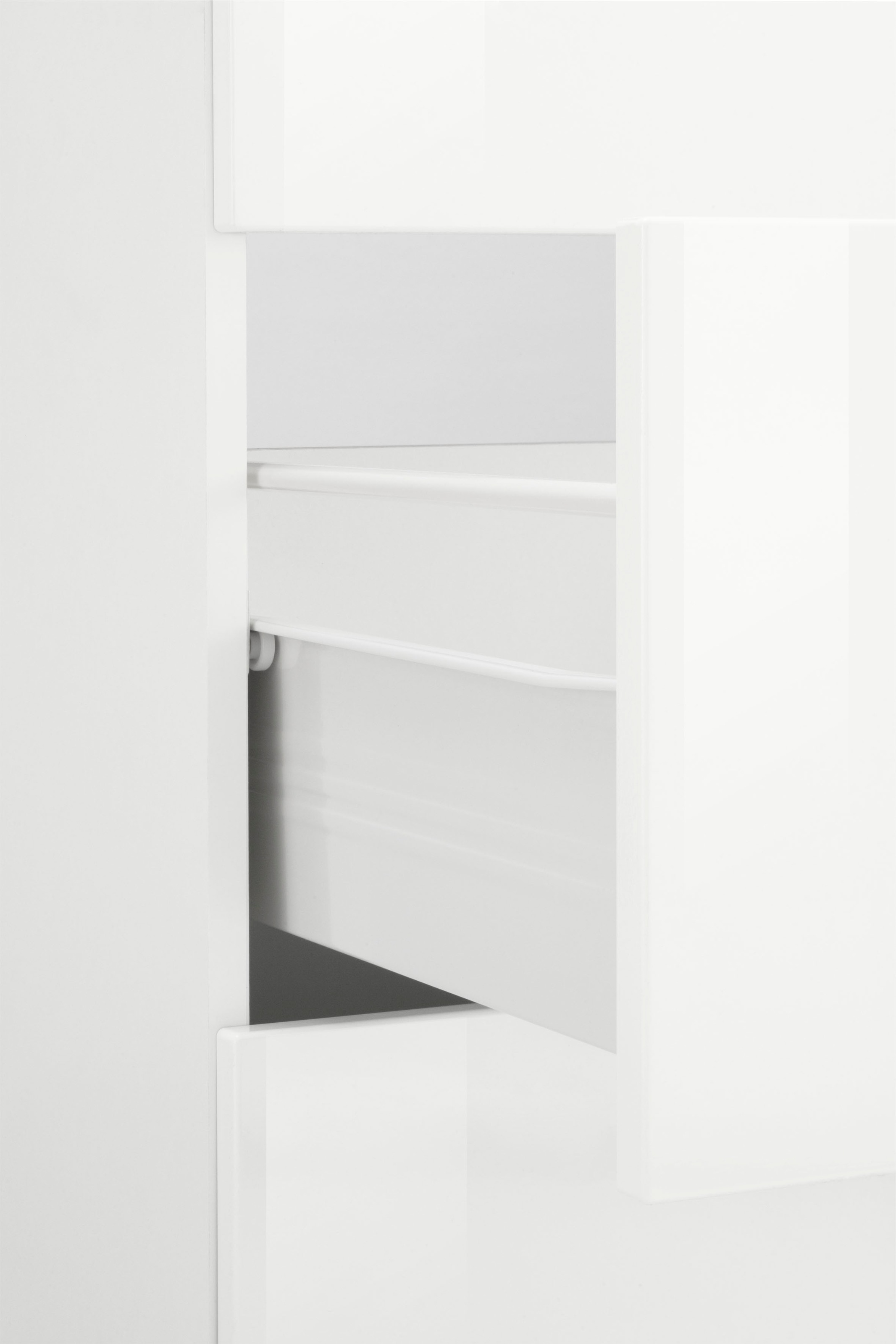 KOCHSTATION Küchenzeile »KS-Brindisi Breite 280 cm«, wahlweise mit E-Geräten und Induktion, mit MDF-Fronten und Regal