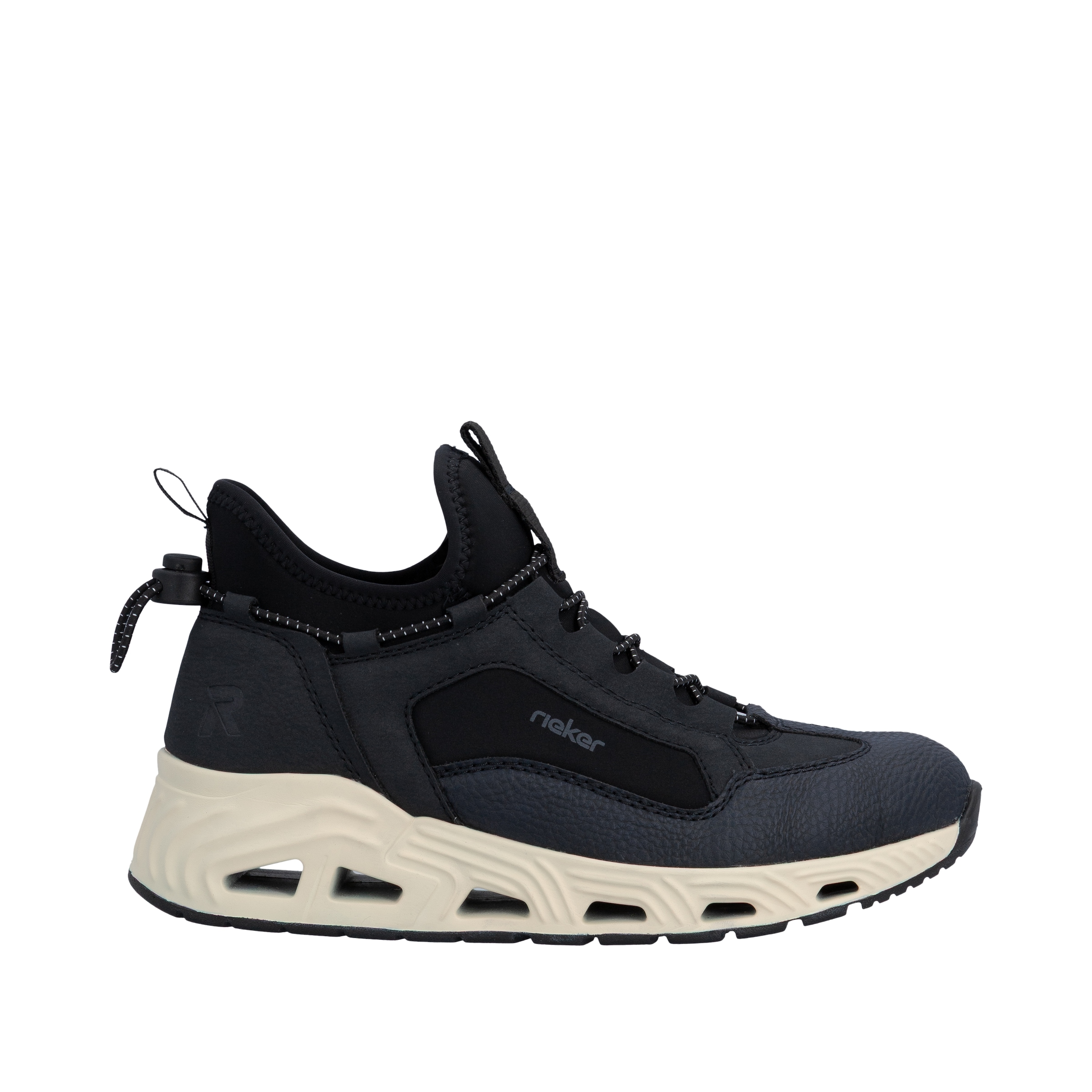 Rieker Slip-On Sneaker  Freizeitschuh, Schlupfboots, High-Top-Sneaker, Slip-On mit Gummizug