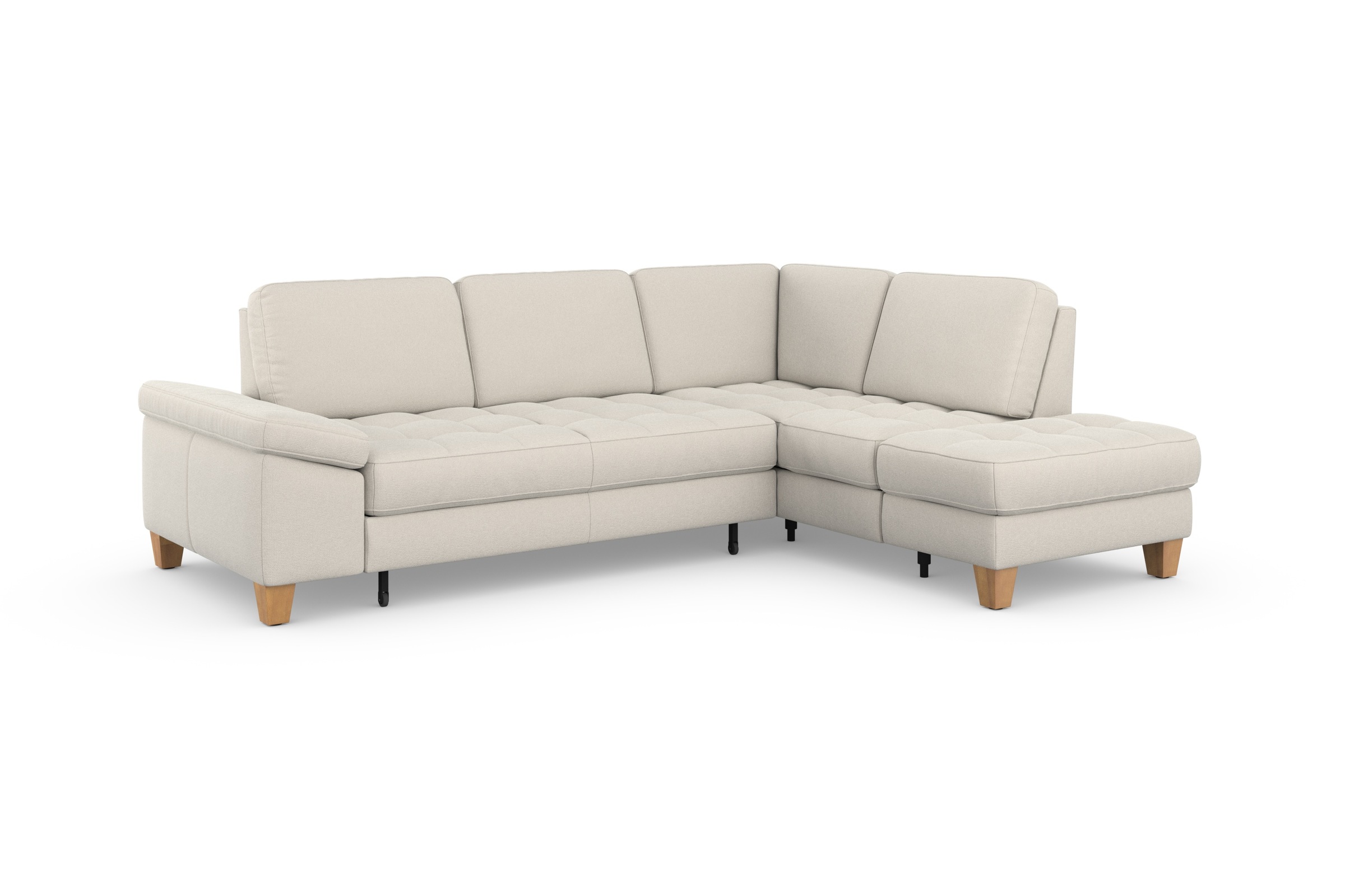 sit&more Ecksofa »Westham L-Form«, mit Ottomane, mit oder ohne Bettfunktion, Bettkasten, Verstellung