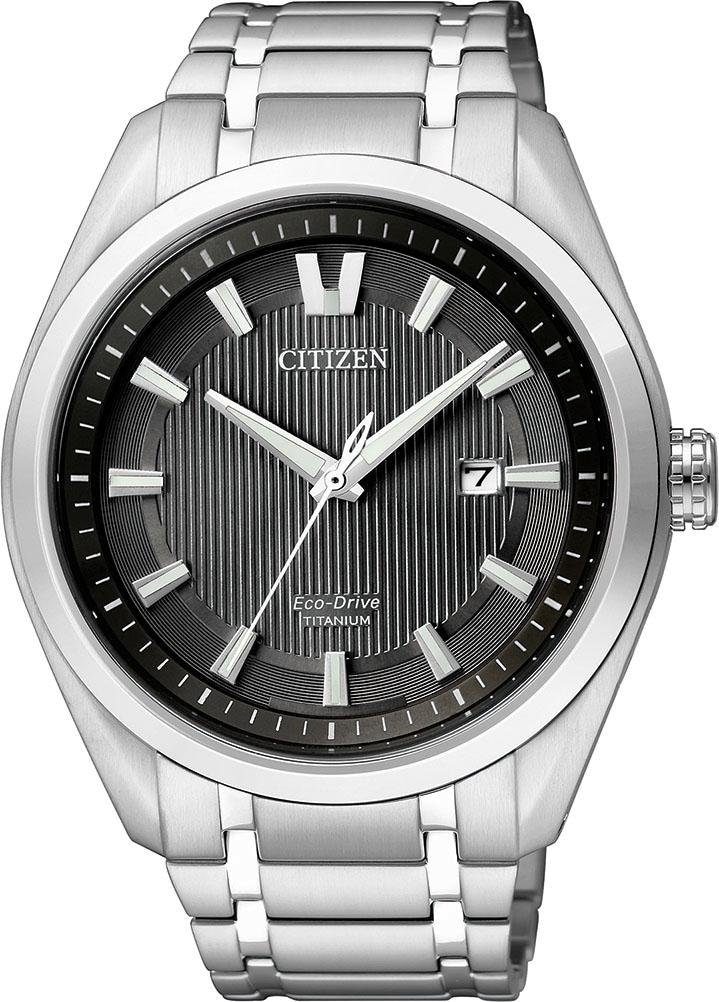 Titanuhr »Super Titanium, AW1240-57E«, Armbanduhr, Herrenuhr, Solar