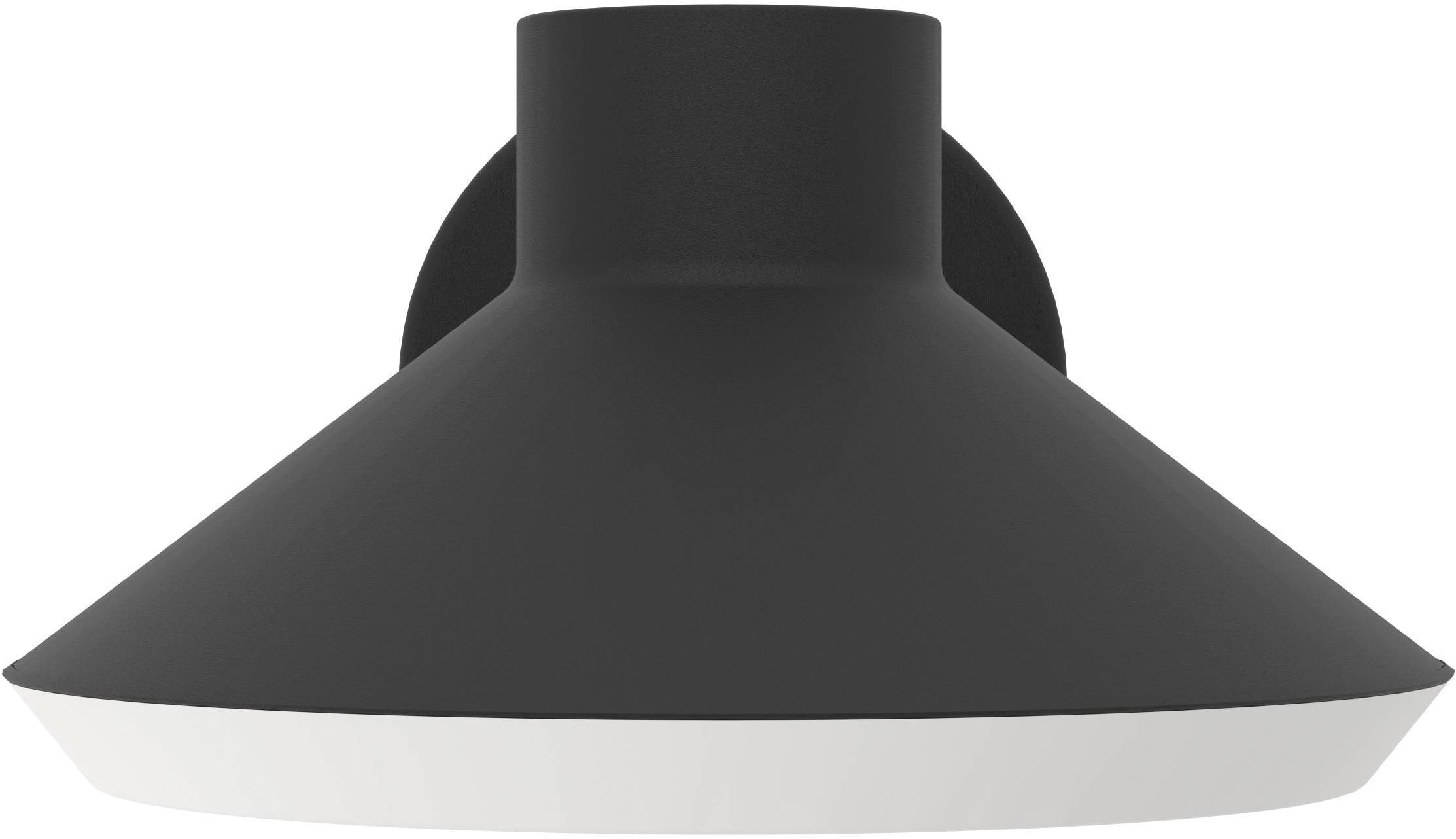 EGLO Wandleuchte »Ninnarella Wandlampe, Außenbeleuchtung, Metall und Kunststoff, IP44« GU10 1 Stk. Wand-/Deckenleuchte - L20,5 x H11 x AL24 cm - schwarz - 1X4,6W inkl.