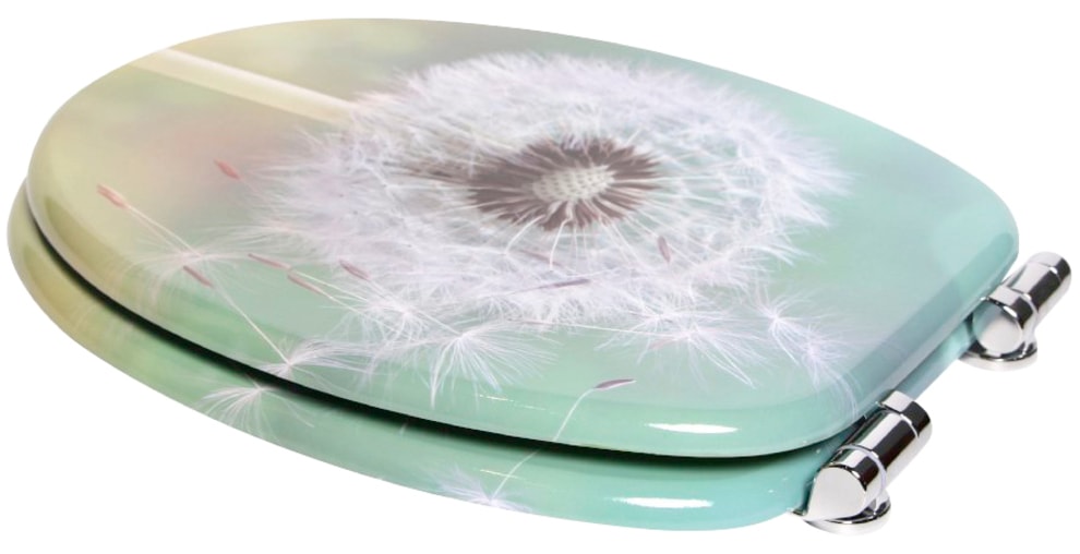 Sanilo Badaccessoire-Set »Pusteblume« bestehend aus WC-Sitz, Badteppich und Waschbeckenstöpsel