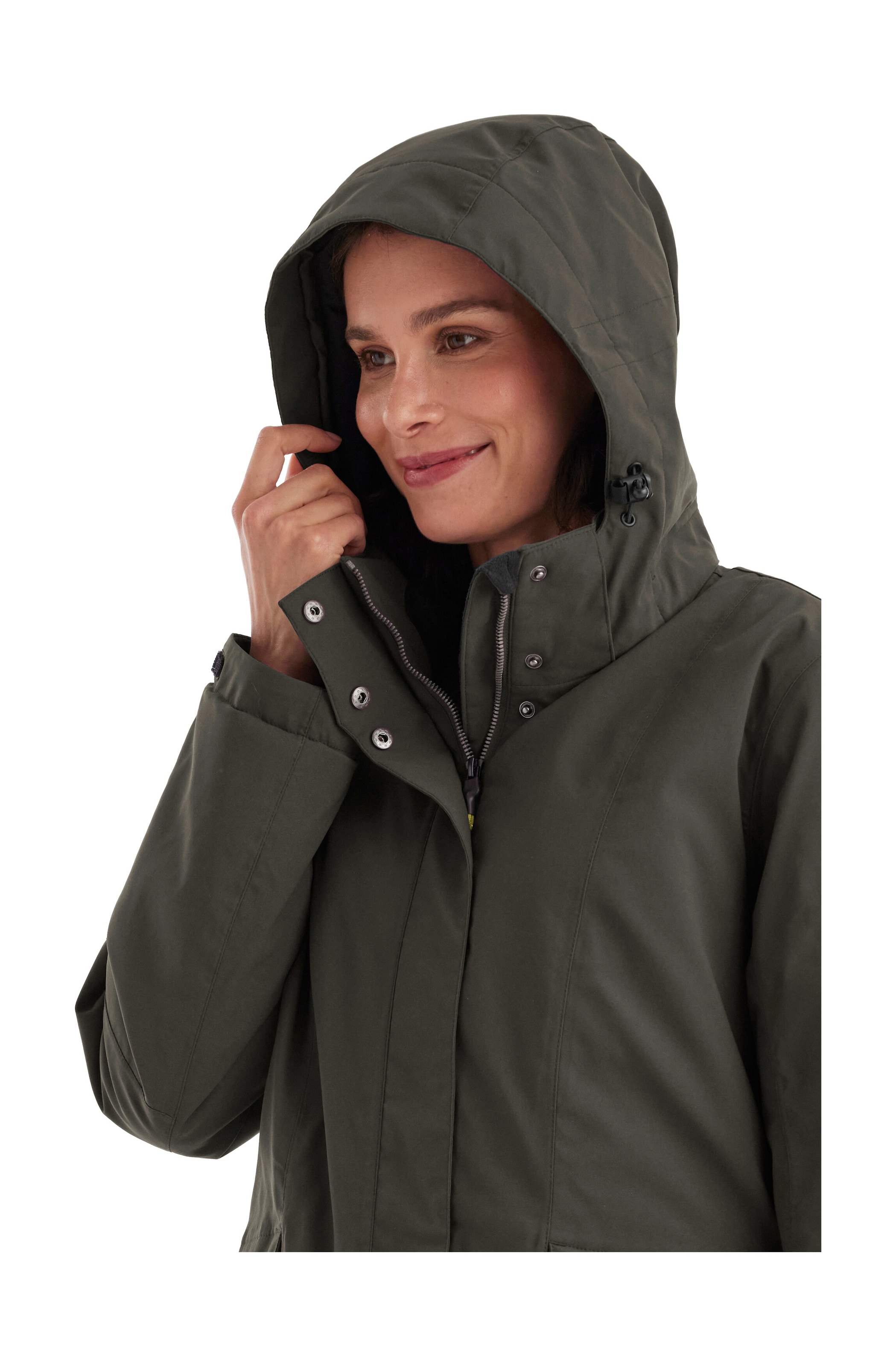 Killtec Funktionsjacke »Damen Jacke«, Wasserdichte, atmungsaktive Damenjacke mit abnehmbarer Kapuze