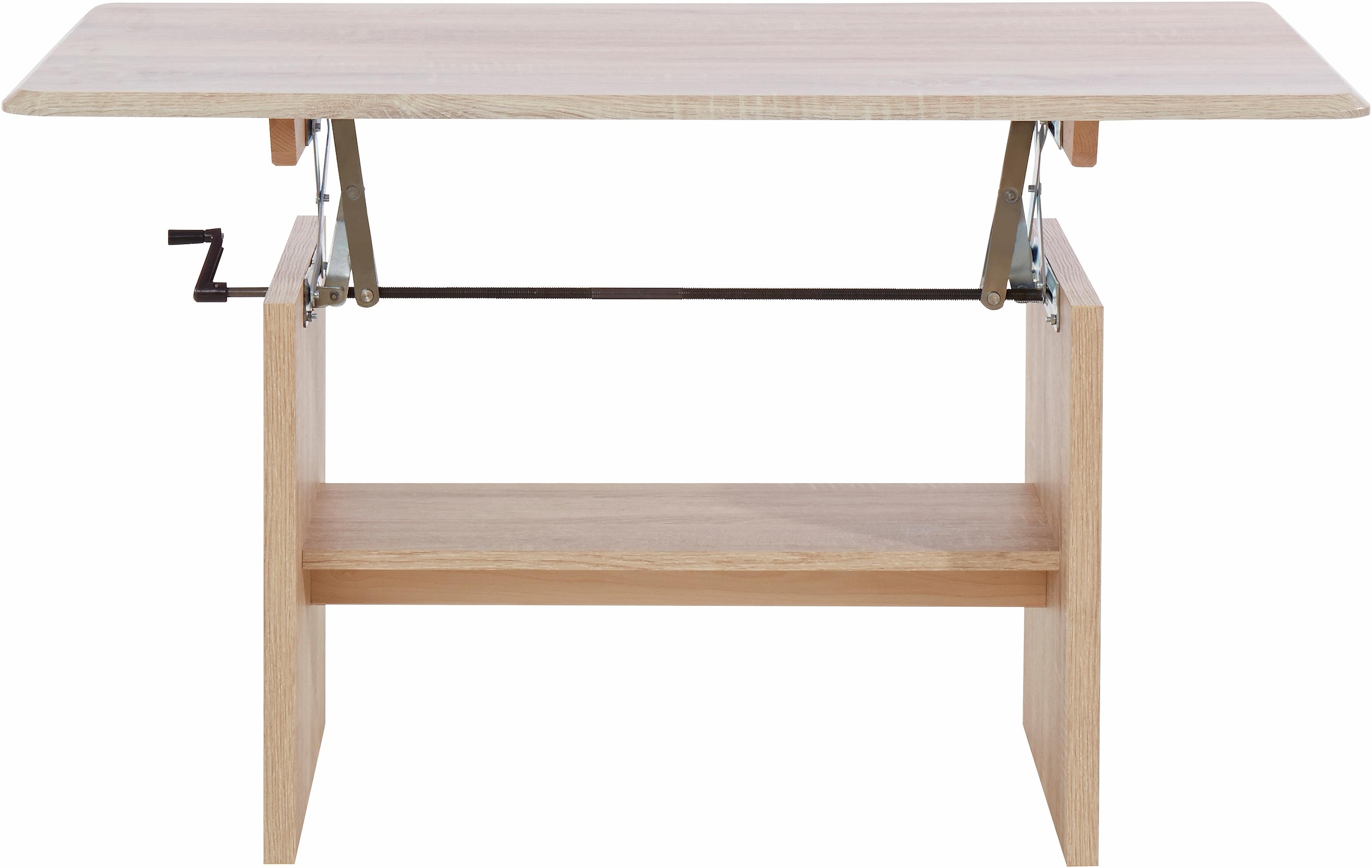 PRO Line Couchtisch, aus Holz, höhenverstellbar, mit oder ohne ausziehbare Platte
