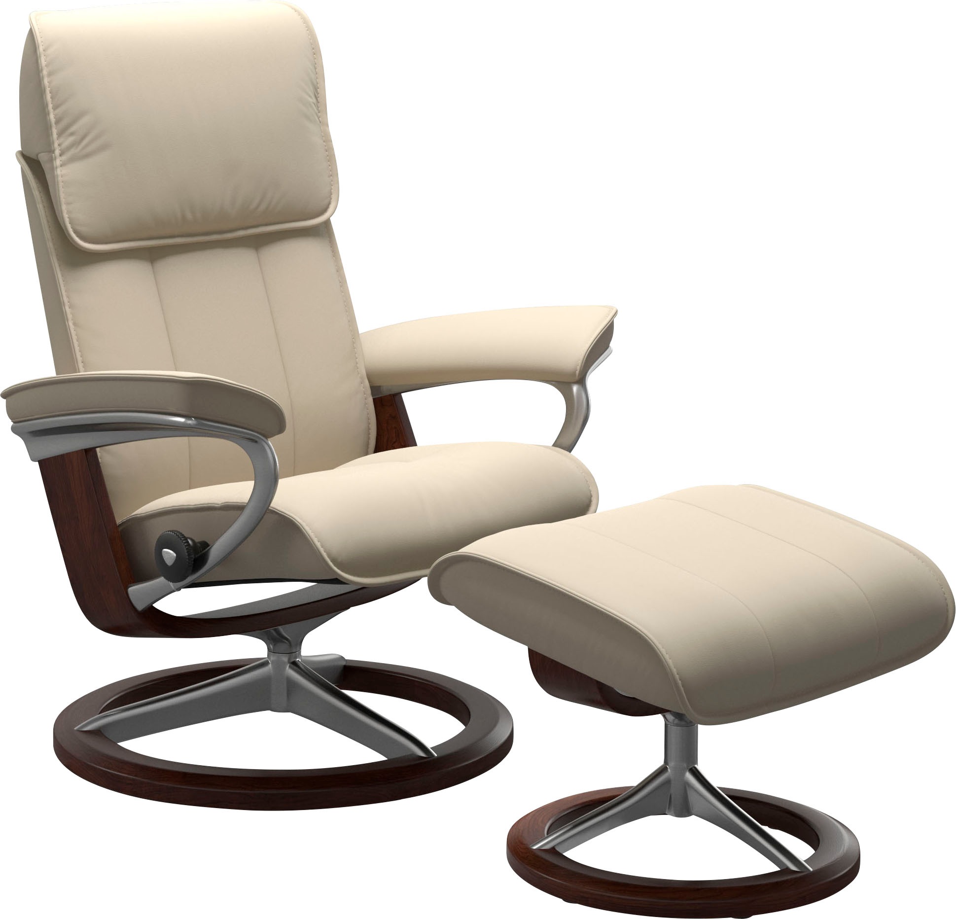 Braun bestellen Stressless® Base, Relaxsessel Größe Gestell Signature Raten »Admiral«, mit L, & M auf