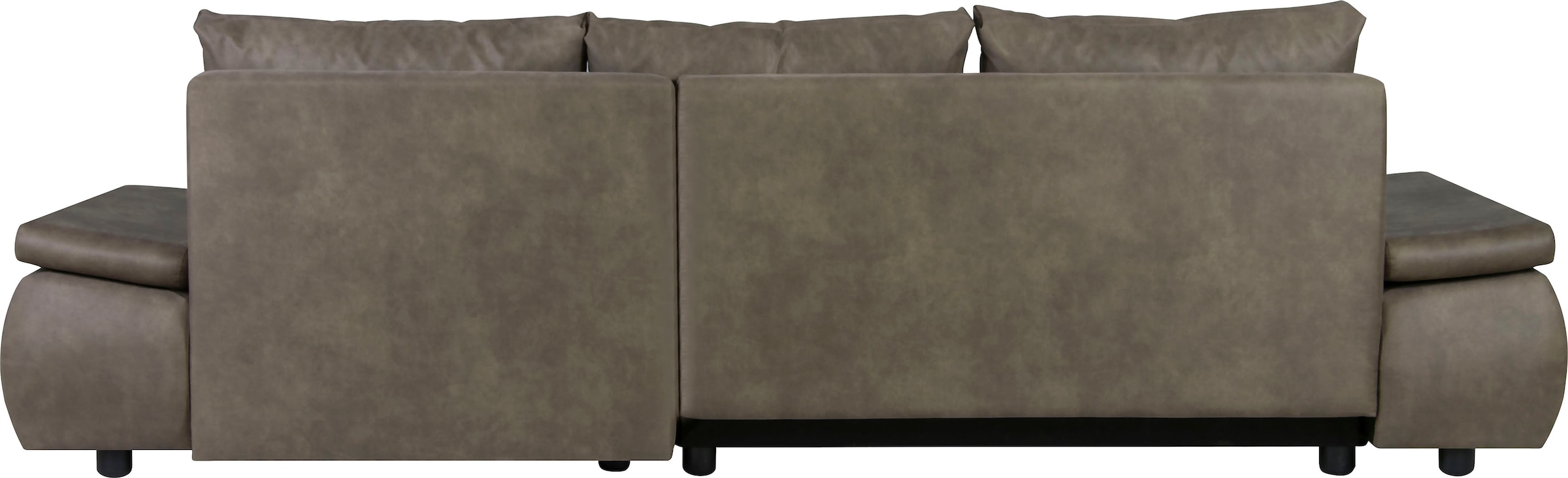 Home affaire Ecksofa »Acra L-Form« mit Bettfunktion und Bettkasten, in Mattenoptik