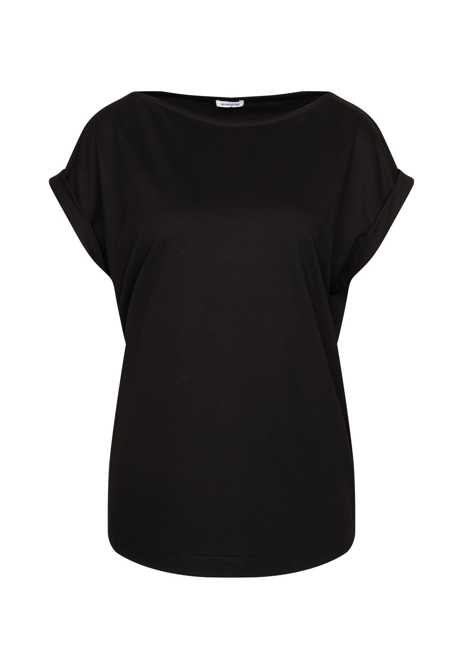 seidensticker T-Shirt »Schwarze Rose«, Ohne Arm Rundhals Uni