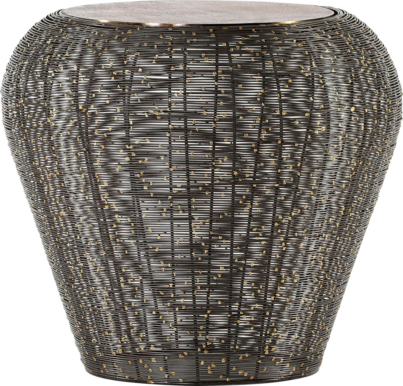 Gutmann Factory Beistelltisch »65763« mit dekorativen goldfarbenen Details