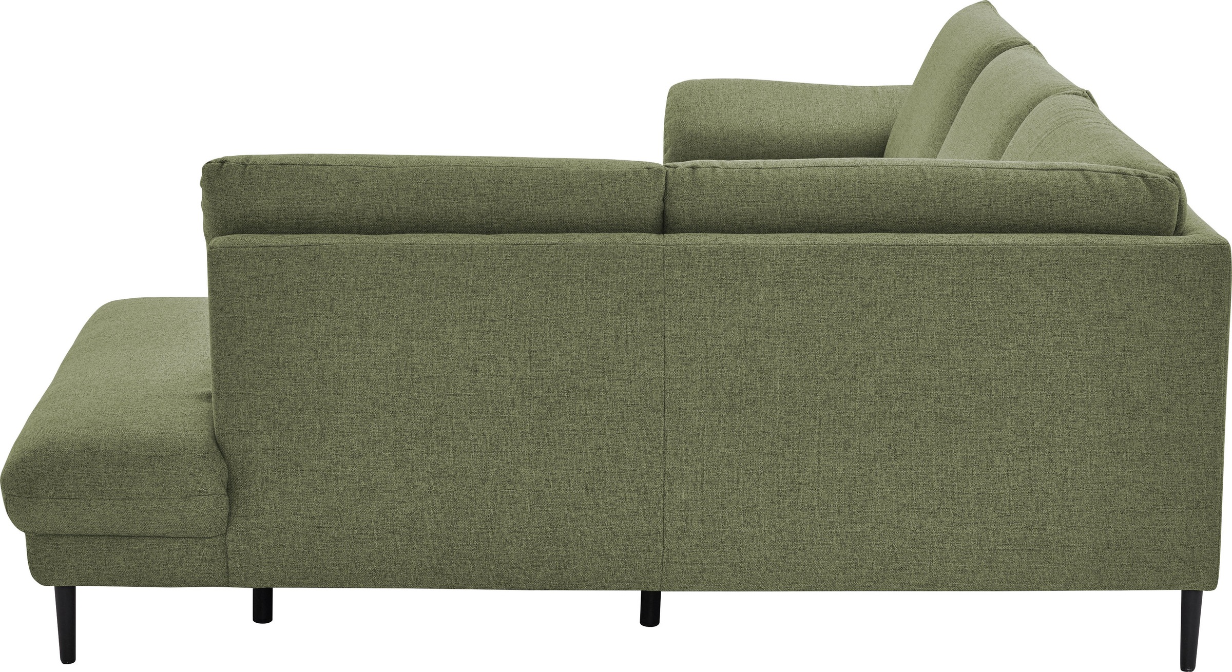 Places of Style Ecksofa »Sarsina: mit Tonnentaschen-Federkern, perfekt zum Entspannen L-Form«, inklusive 2 motorischen Relaxfunktionen mit Herz-Waage-Beschlag