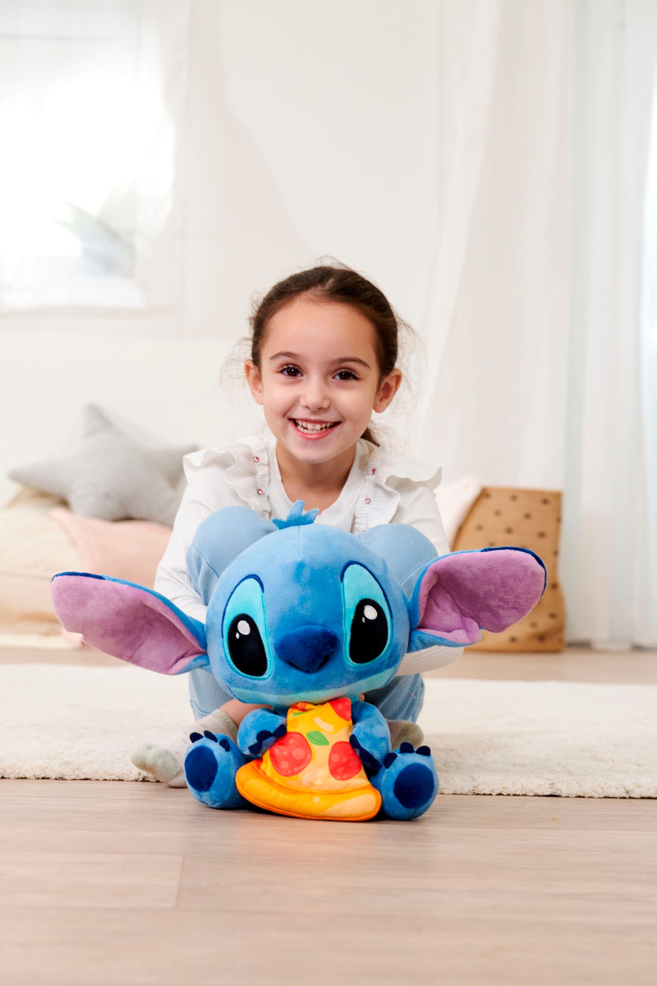SIMBA Plüschfigur »Disney Stitch mit Pizza, 25cm«