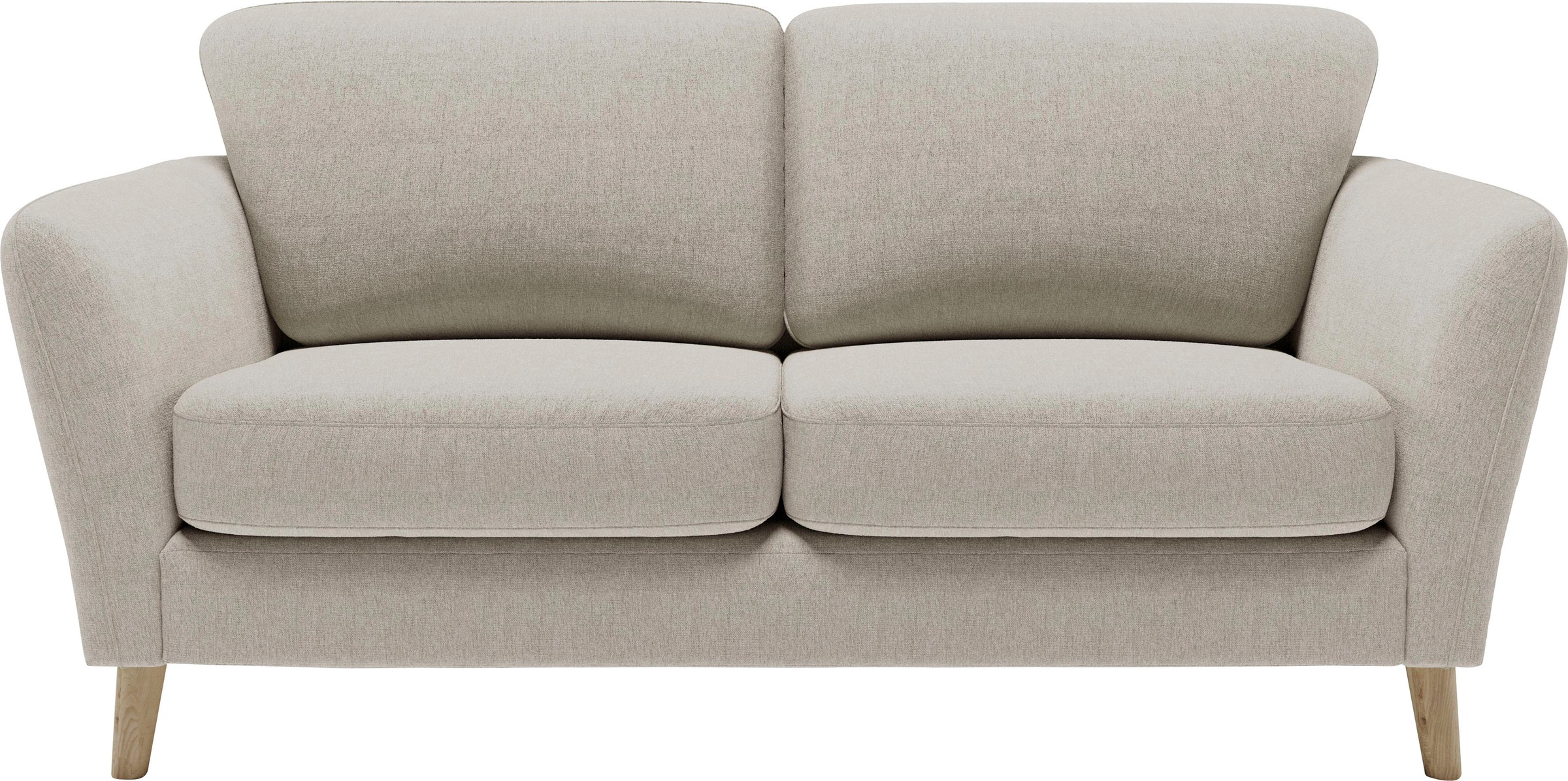 Home affaire 2-Sitzer »MARSEILLE Sofa 170 cm«, mit Massivholzbeinen aus Eiche, verschiedene Bezüge und Farbvarianten