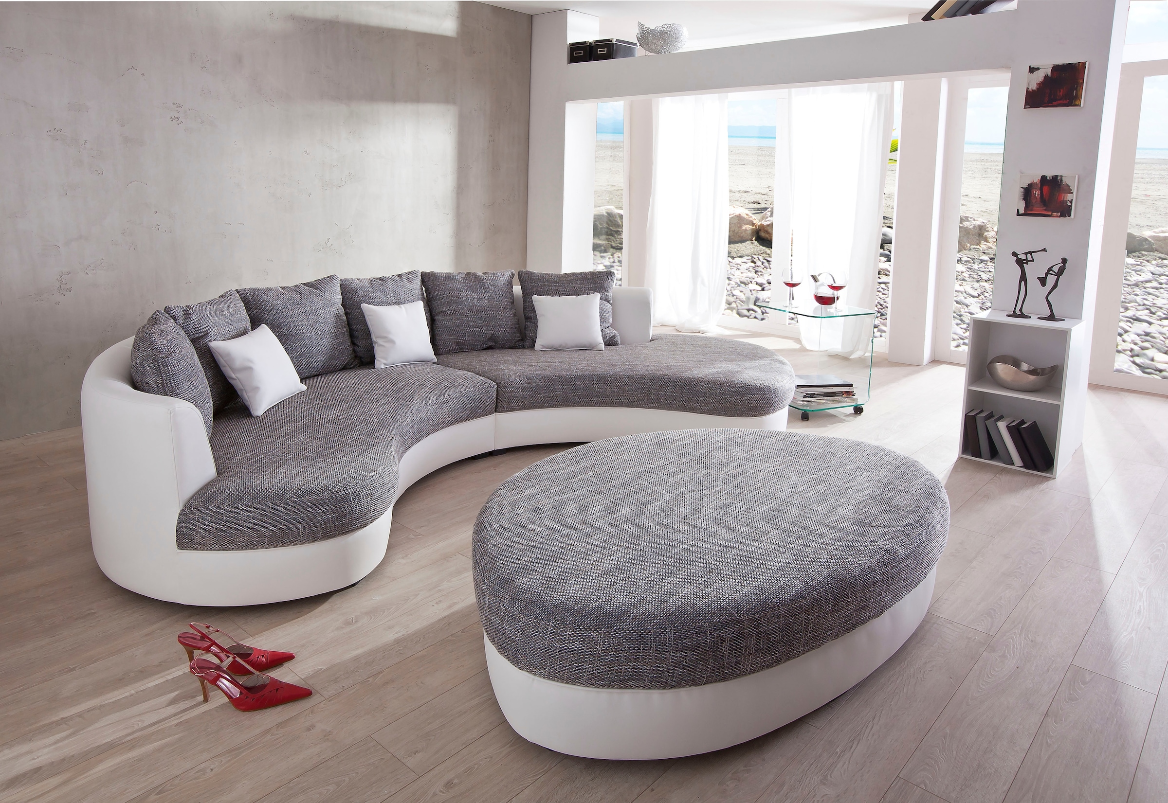 INOSIGN Ecksofa »Limoncello organische Formensprache, OTTOs Choice, L-Form«, ergonomische Form