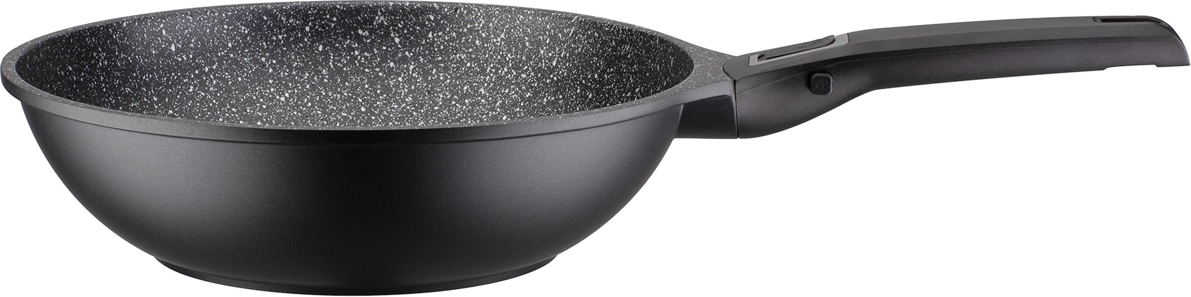GSW Wok »Easy Click« Aluminiumguss 1 Stk. tlg. abnehmbarer Griff, Ø 28 cm, günstig online kaufen