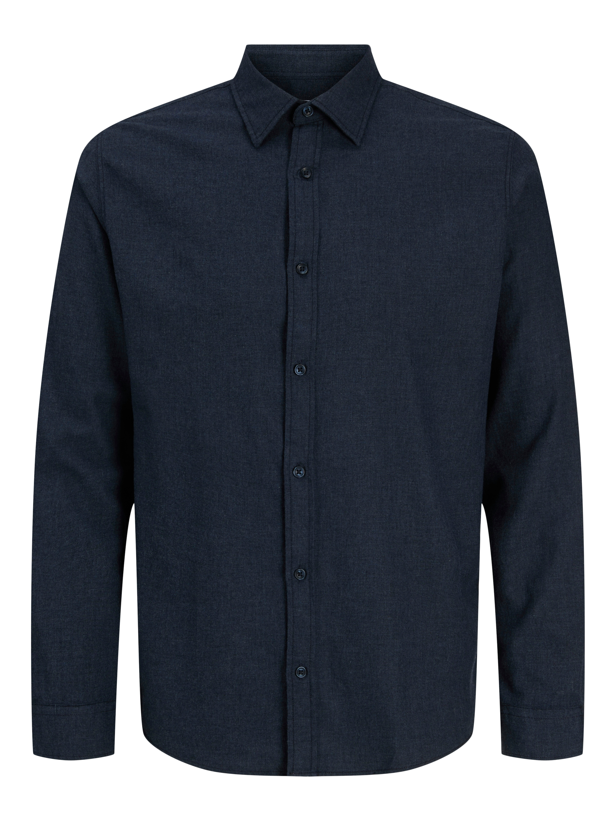 Jack & Jones Langarmhemd »JJEFIELD MELANGE SHIRT LS SN« Baumwolle, normal geschnitten