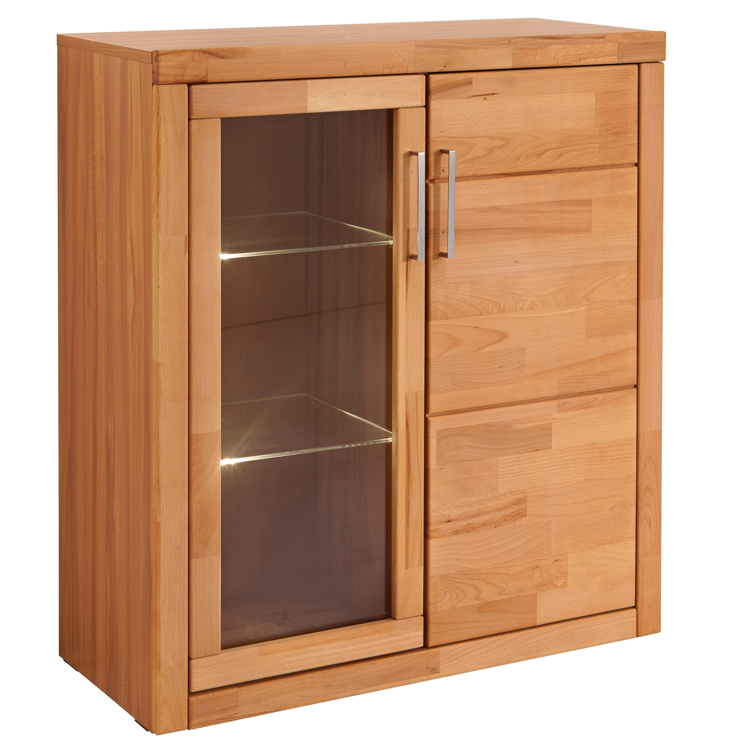 Home affaire Vitrine »Logo,100cm hoch,42 cm tief,Fronten Massivholz,6Fächer günstig online kaufen