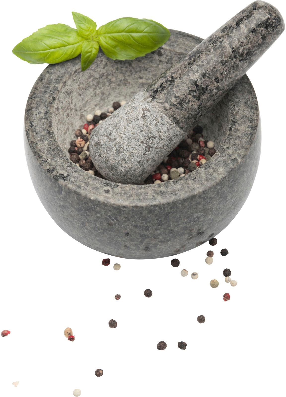 WESTMARK Mörser, (Set, 2 tlg.), Natur-Granit