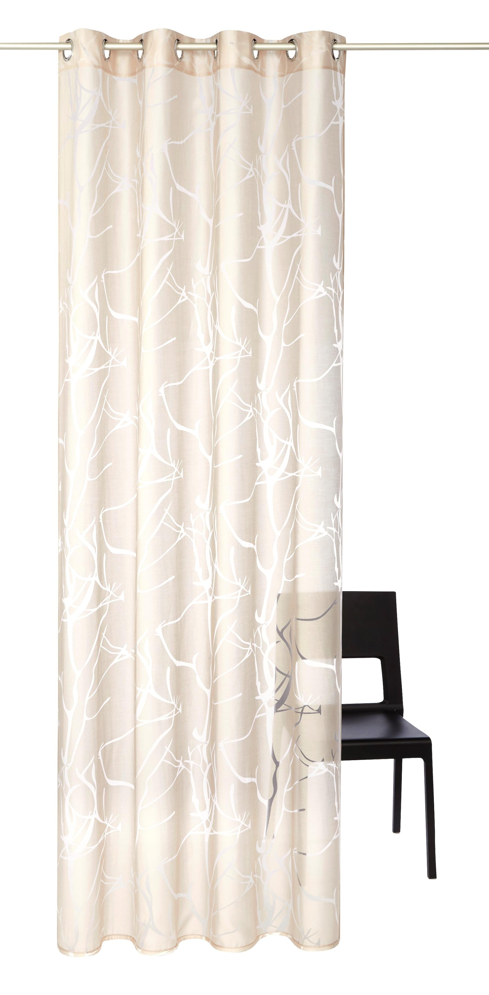 my home Gardine »Anna«, (1 St.), Äste-Motiv, Polyester