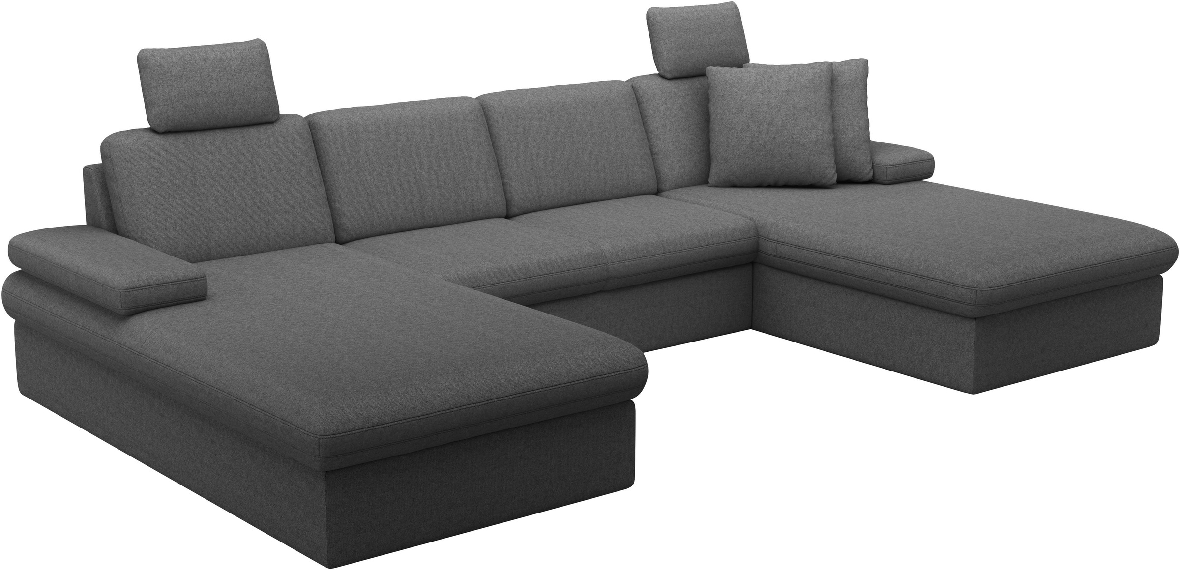 sit&more Wohnlandschaft »Moreno«, mit Armteilverstellung,wahlweise mit Bettfunktion