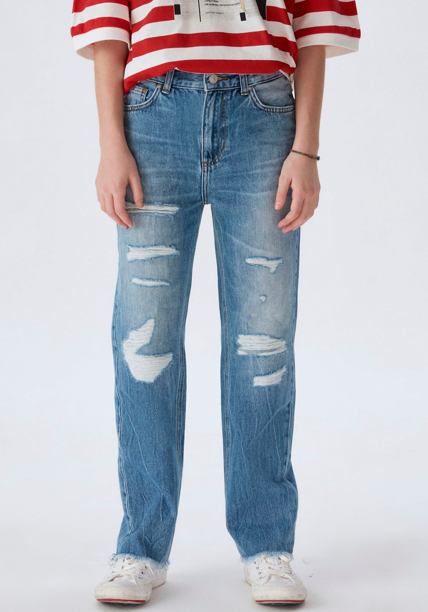 Destroyed-Jeans »OLIVA«, für GIRLS
