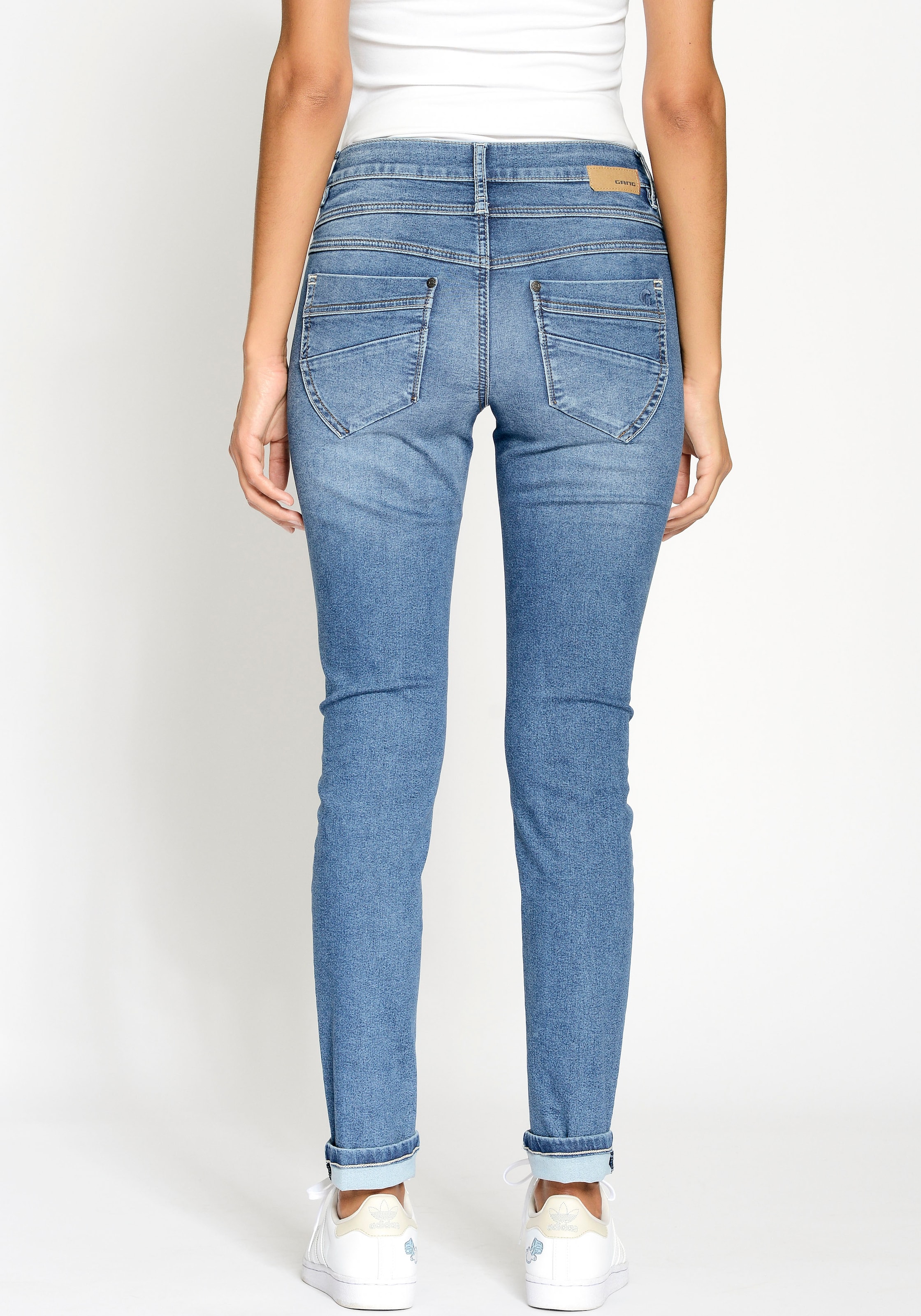 3-Knopf-Verschluss Skinny-fit-Jeans GANG vorne online kaufen mit »94MORA«, Passe und