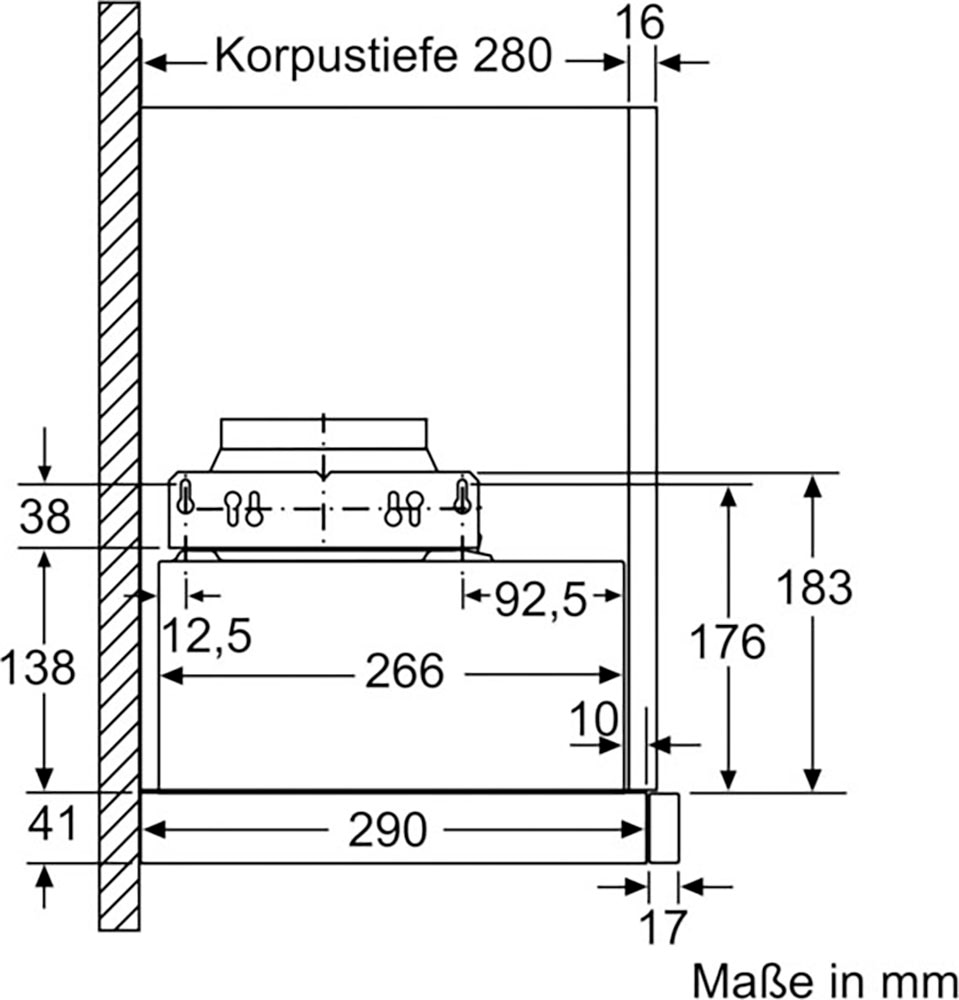 Constructa Flachschirmhaube »CD30646«