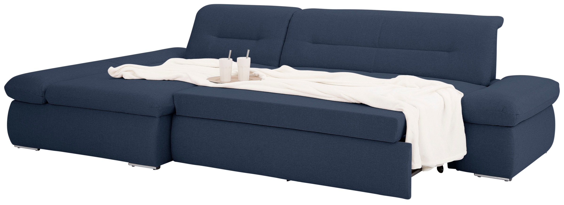 INOSIGN Ecksofa »Avesa L-Form«, Wahlweise mit Armteilvertsellung und Bettfunktion, B/T/H: 300/172/80cm