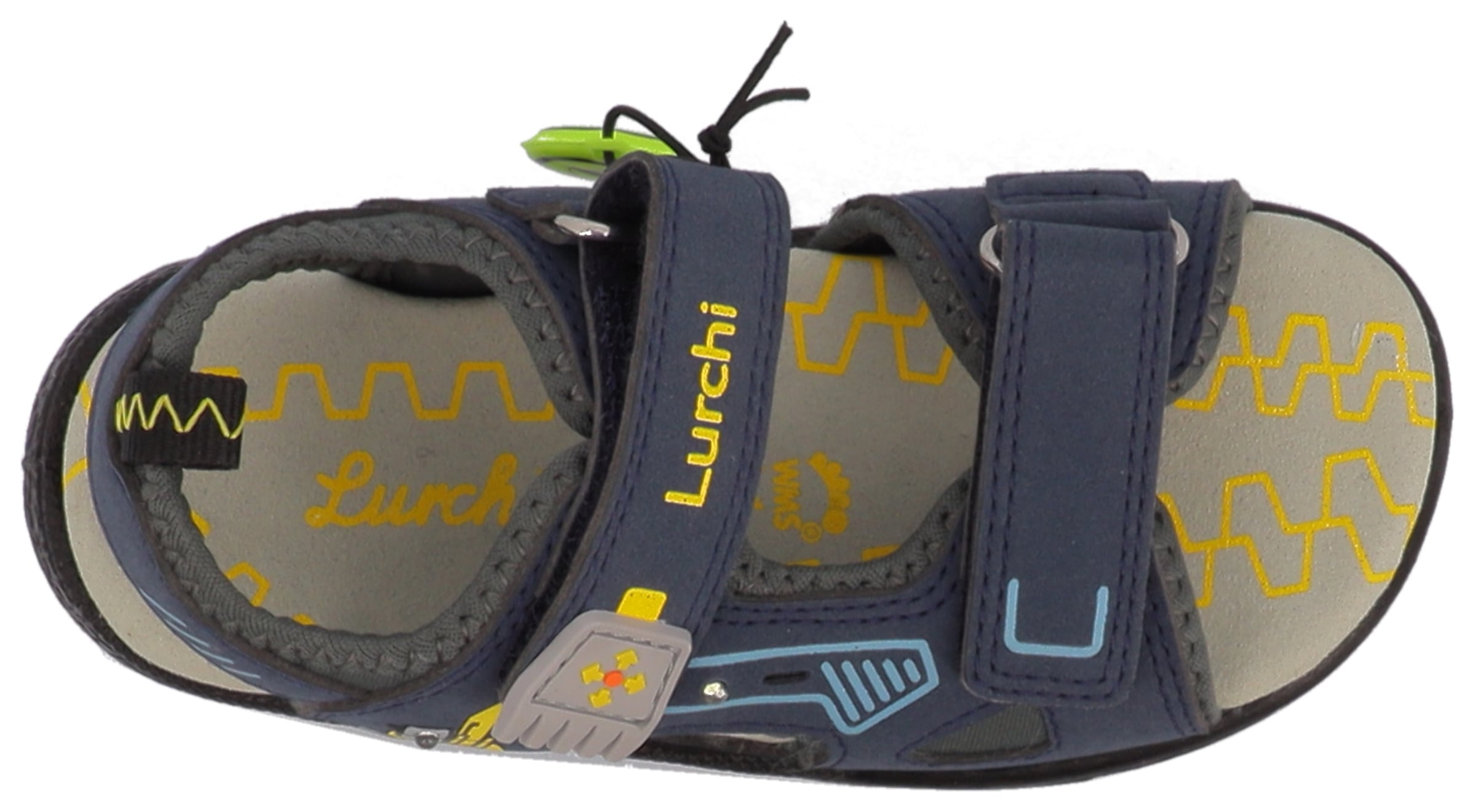 Lurchi Sandale »Blinkschuh WMS: Kodo«, Klettschuh, Outdoorschuh, Größenschablone zum Download