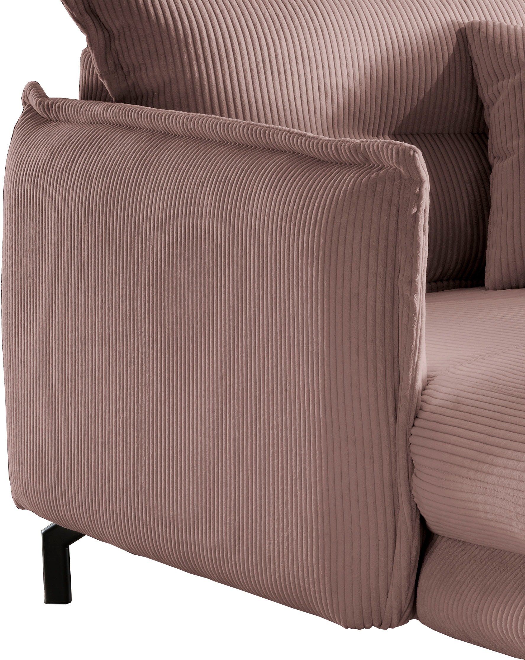 Home affaire Relaxsessel »Lazio modern und bequem, schmale Armlehnen, tolle Detailverarbeitung« zwei verschiedene Fußfarben wählbar