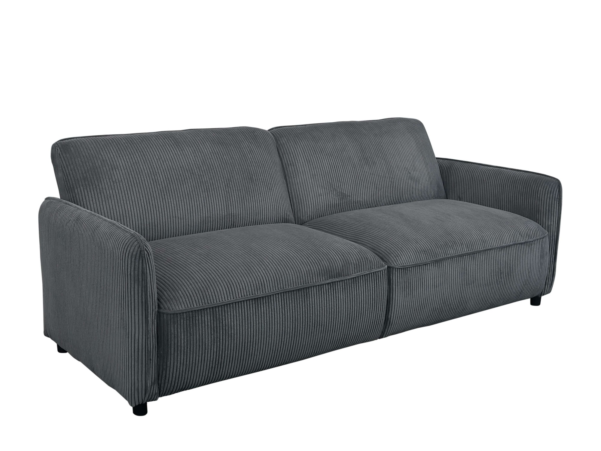 Dorel Home 3-Sitzer »ALICIA Schlafsofa 209 cm«, Bettfunktion (110/190cm), verstellbare Rückenlehne, Cord, Velours